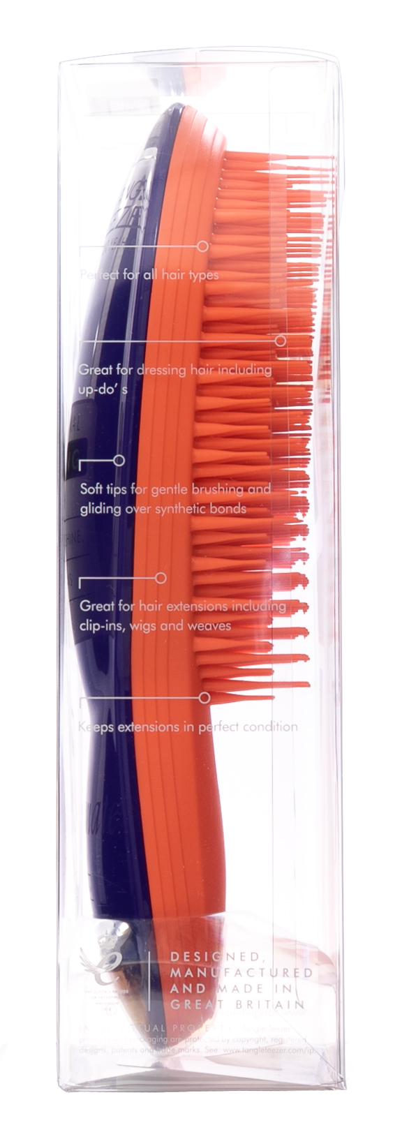 Тангл Тизер Расческа Tangle Teezer The Ultimate Violet Scream фиолетовый 1 шт (Tangle Teezer, The Ultimate) фото 4