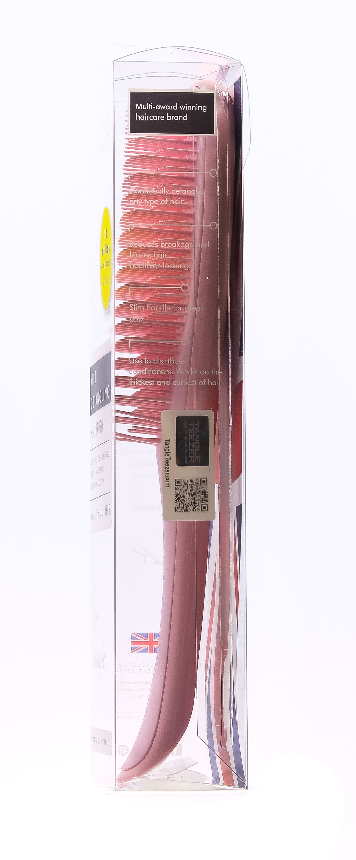 Тангл Тизер Расческа Millennial Pink нежно-розовый (Tangle Teezer, The Wet Detangler) фото 2