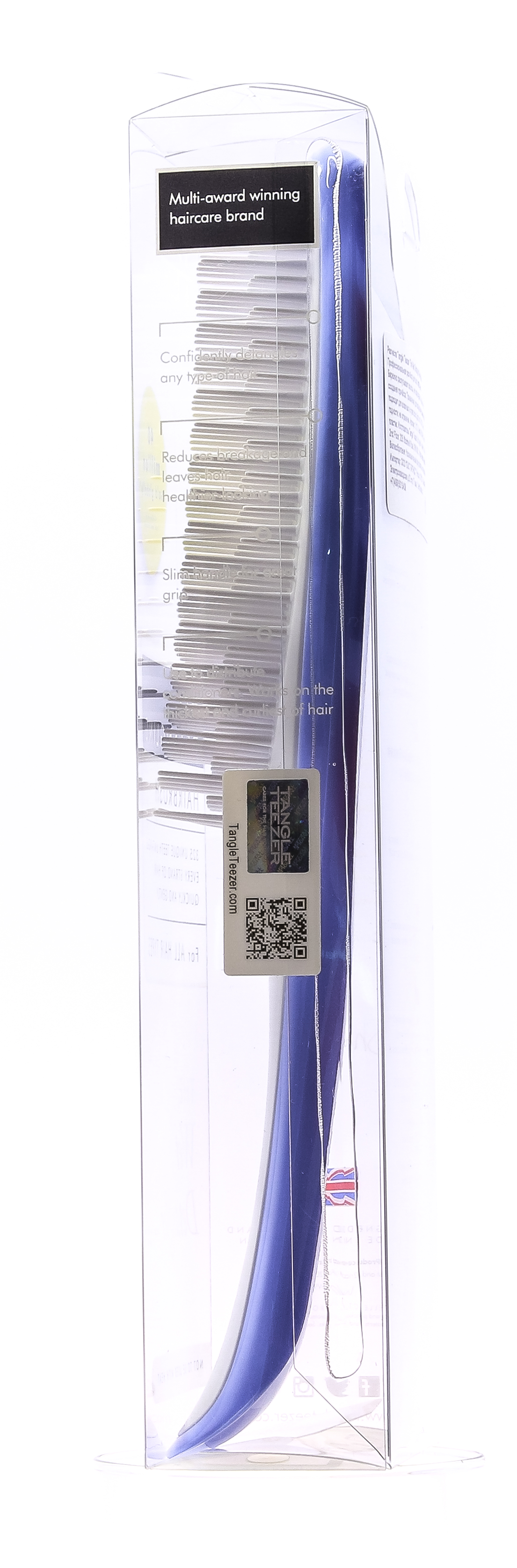  Расческа Serenity Blue белый/голубой (Закрытые бренды, The Wet Detangler) фото 3