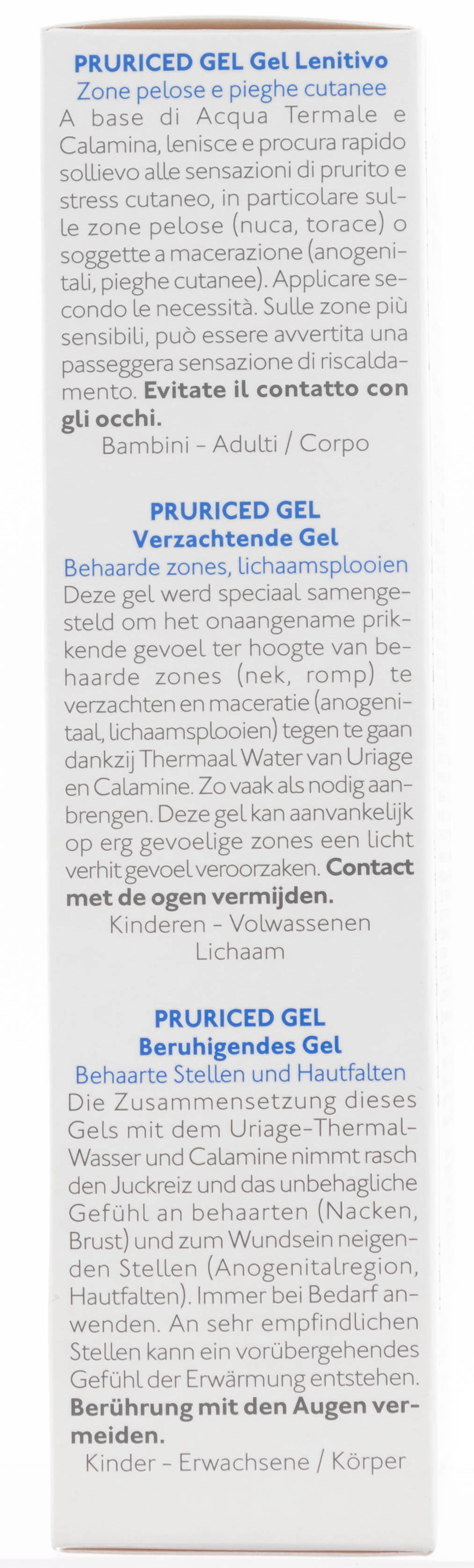 Урьяж Противозудный успокаивающий гель, 100 мл (Uriage, Pruriced) фото 4