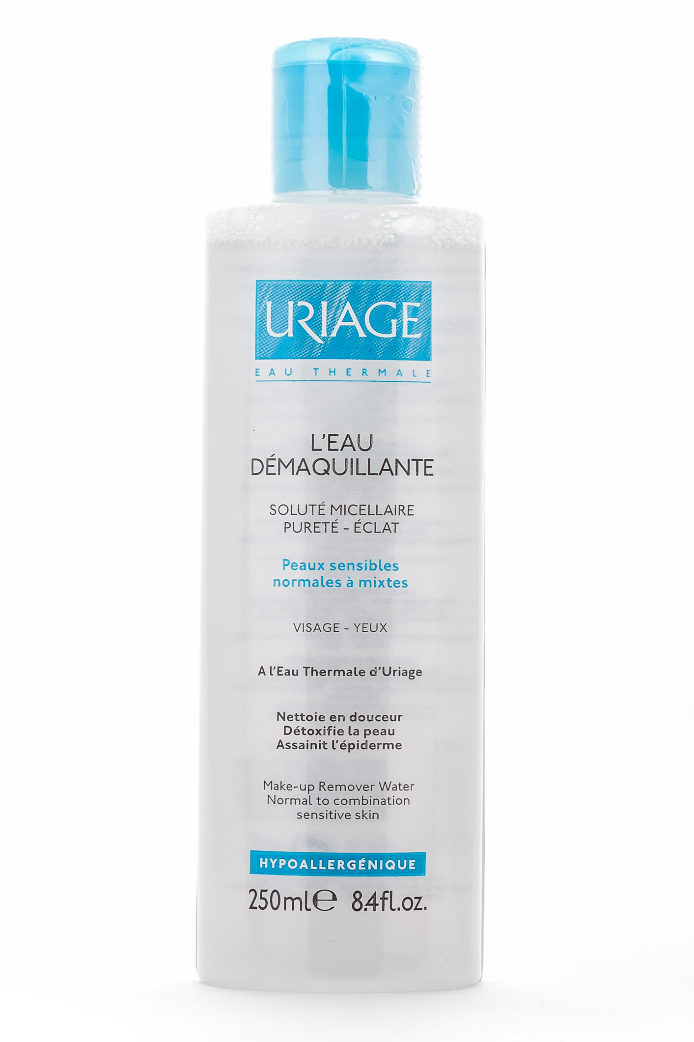 Урьяж Очищающая вода для нормальной и смешанной кожи 250 мл (Uriage, Гигиена Uriage) фото 2