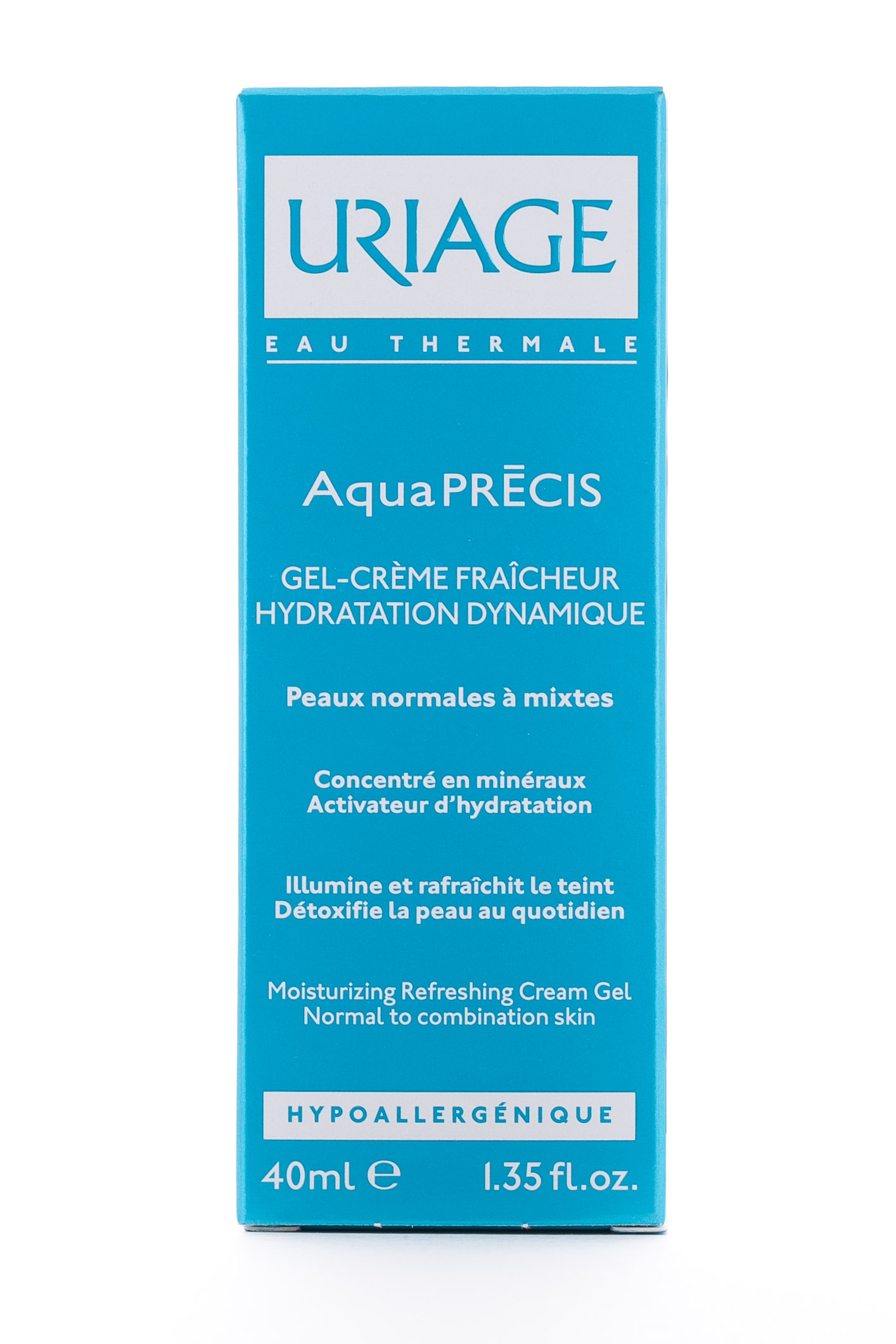 Урьяж Аква Преси Освежающий гель-крем д/нормальной и комбинированной кожи 40 мл (Uriage, Aqua Precis) фото 3