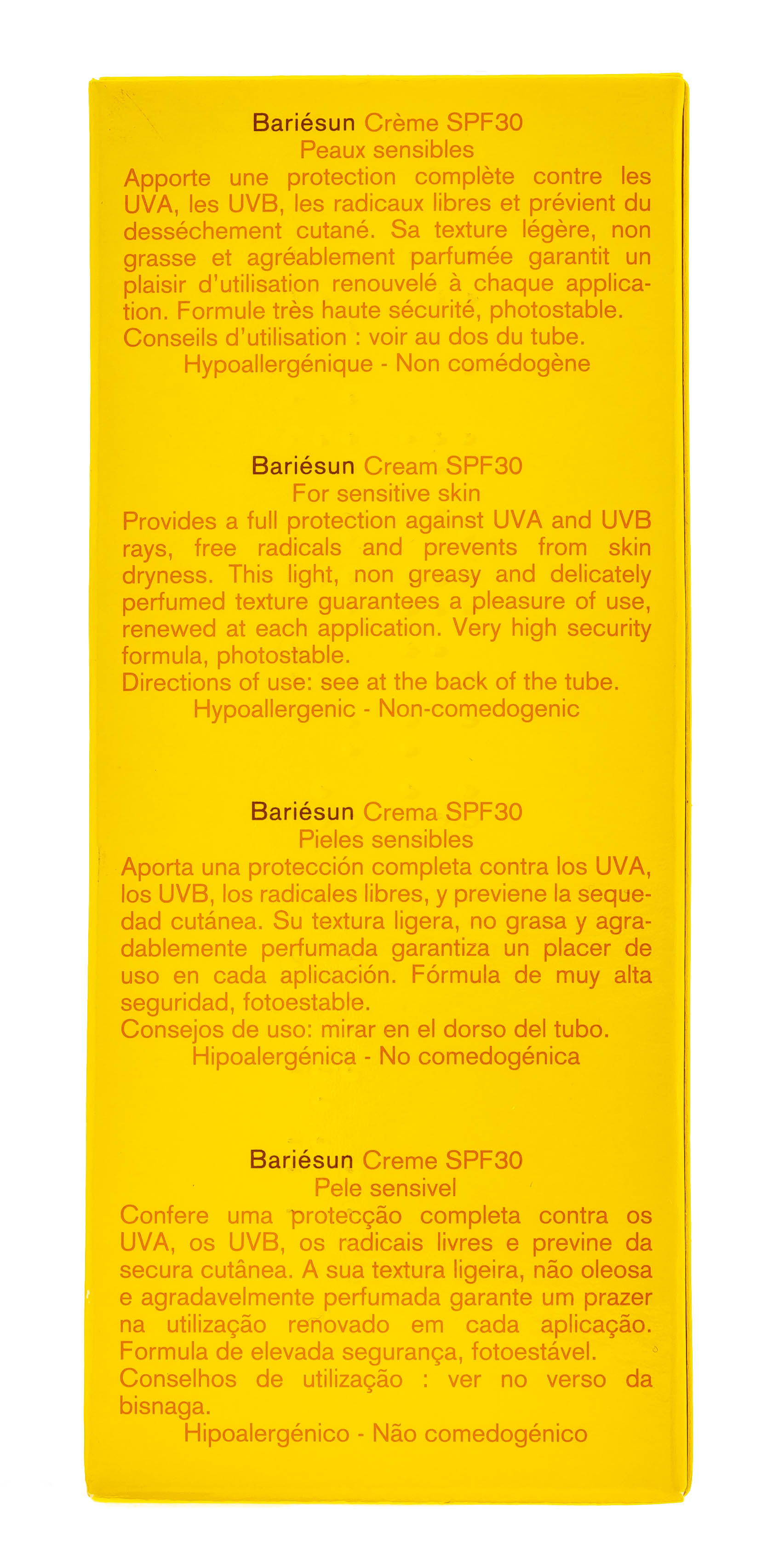 Урьяж Солнцезащитный водостойкий крем SPF30  Барьесан 50 мл (Uriage, Bariesun) фото 1