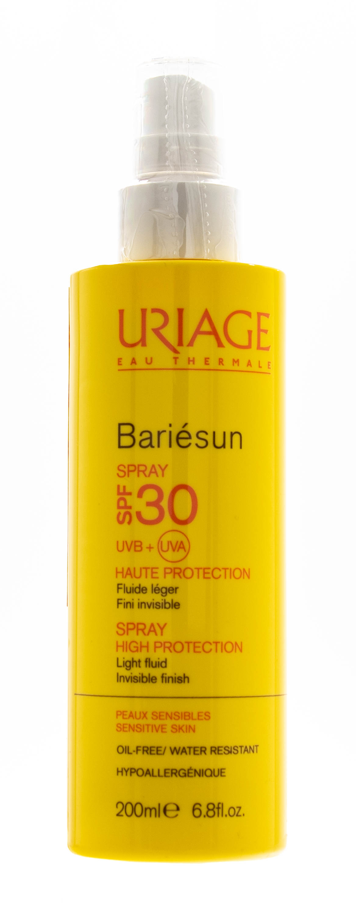 Урьяж солнцезащитный водостойкий спрей SPF30 Барьесан 200 мл (Uriage, Bariesun) Урьяж солнцезащитный водостойкий спрей SPF30 Барьесан 200 мл (Uriage, Bariesun) фото 2