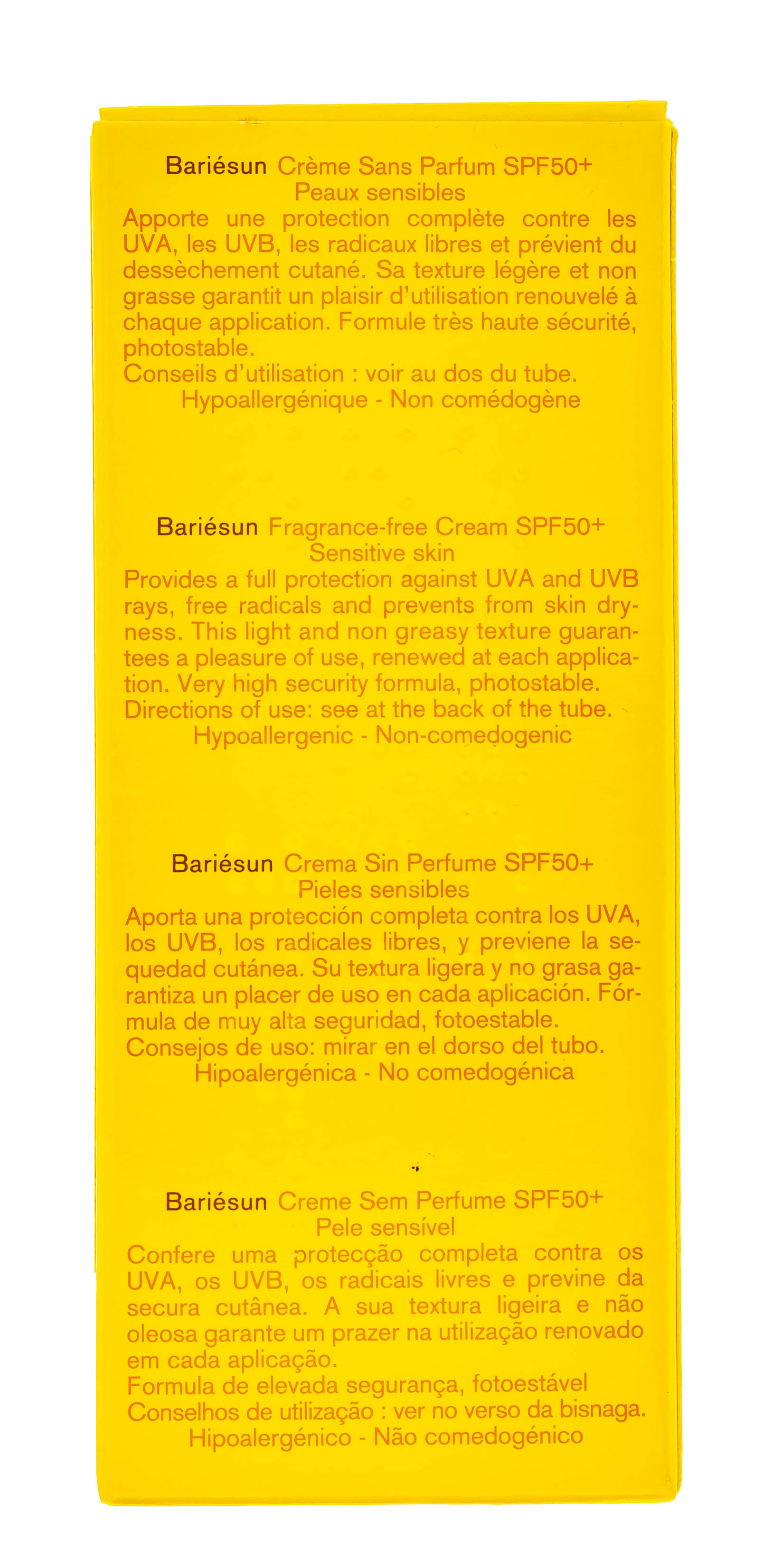 Урьяж Солнцезащитный крем без ароматизаторов SPF50+  Барьесан 50 мл (Uriage, Bariesun) фото 2