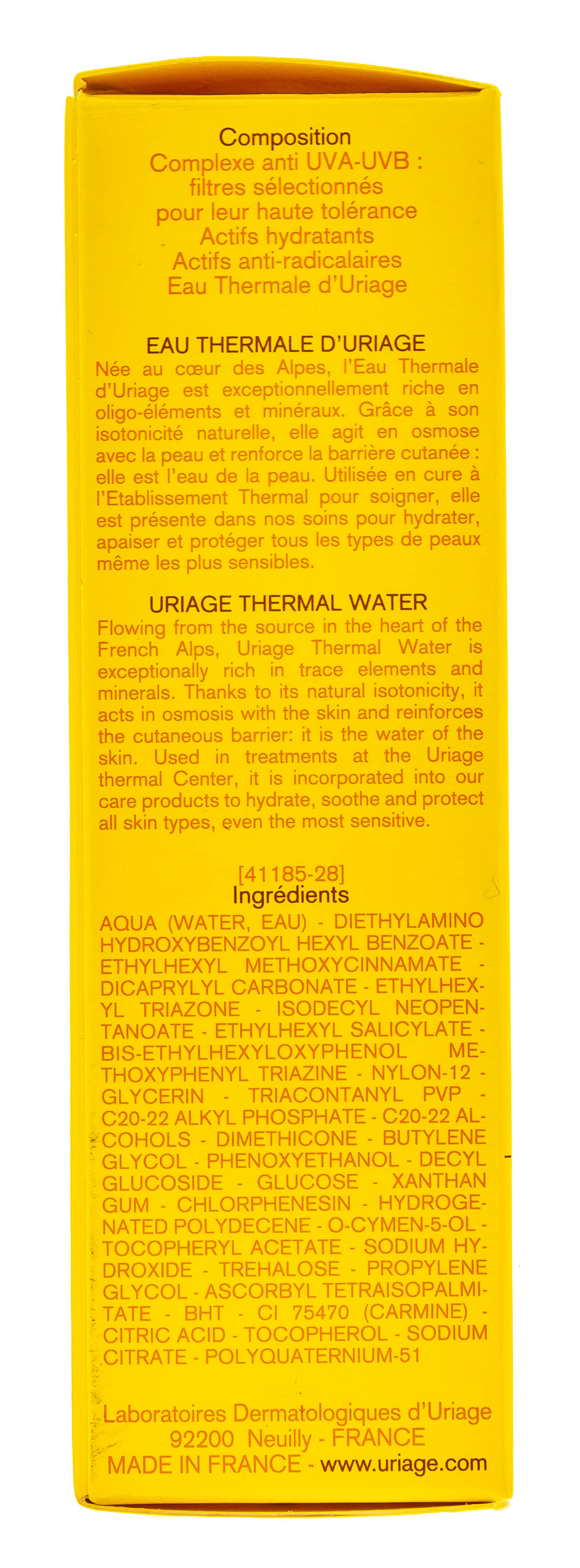 Урьяж Солнцезащитный крем без ароматизаторов SPF50+  Барьесан 50 мл (Uriage, Bariesun) фото 1