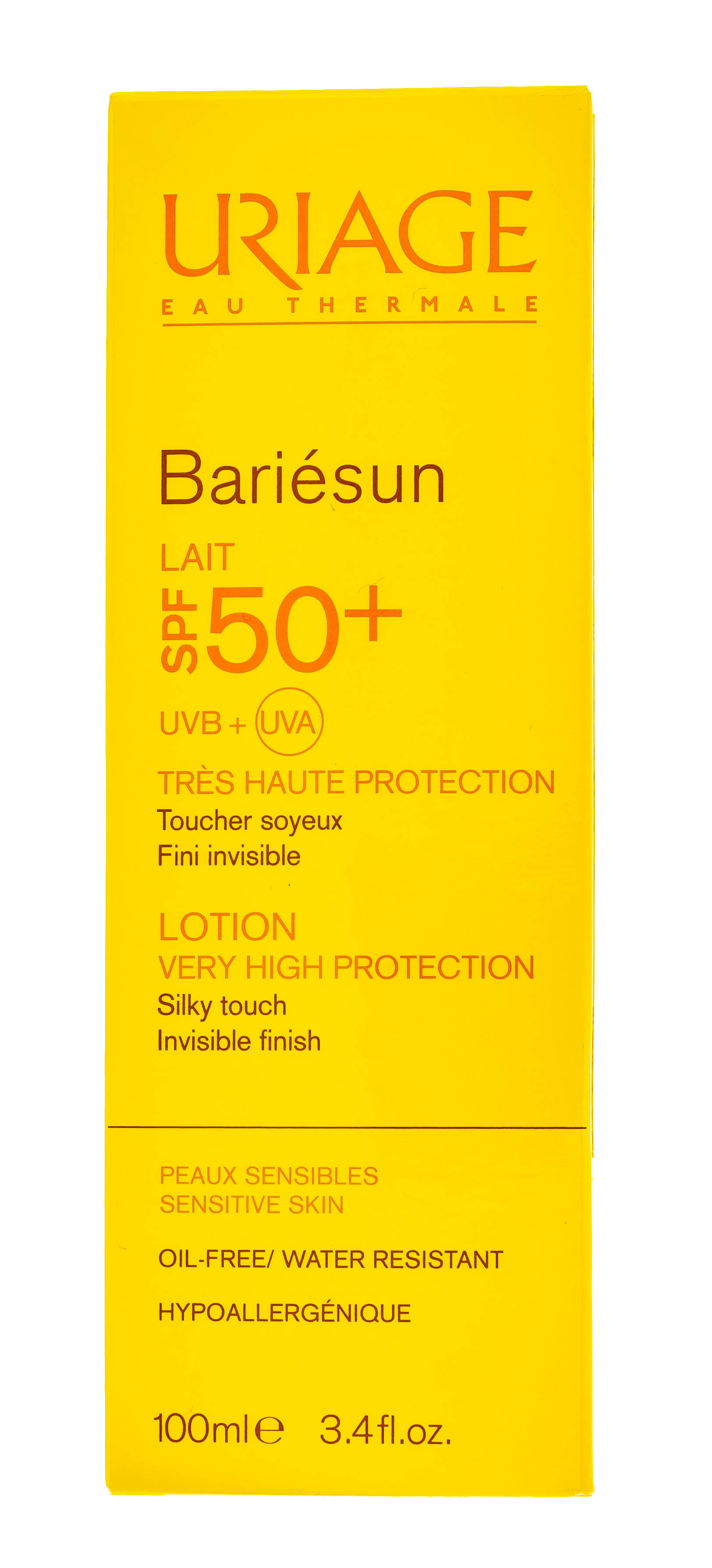 Урьяж Солнцезащитное молочко для лица и тела SPF50+ Барьесан 100 мл (Uriage, Bariesun) фото 3