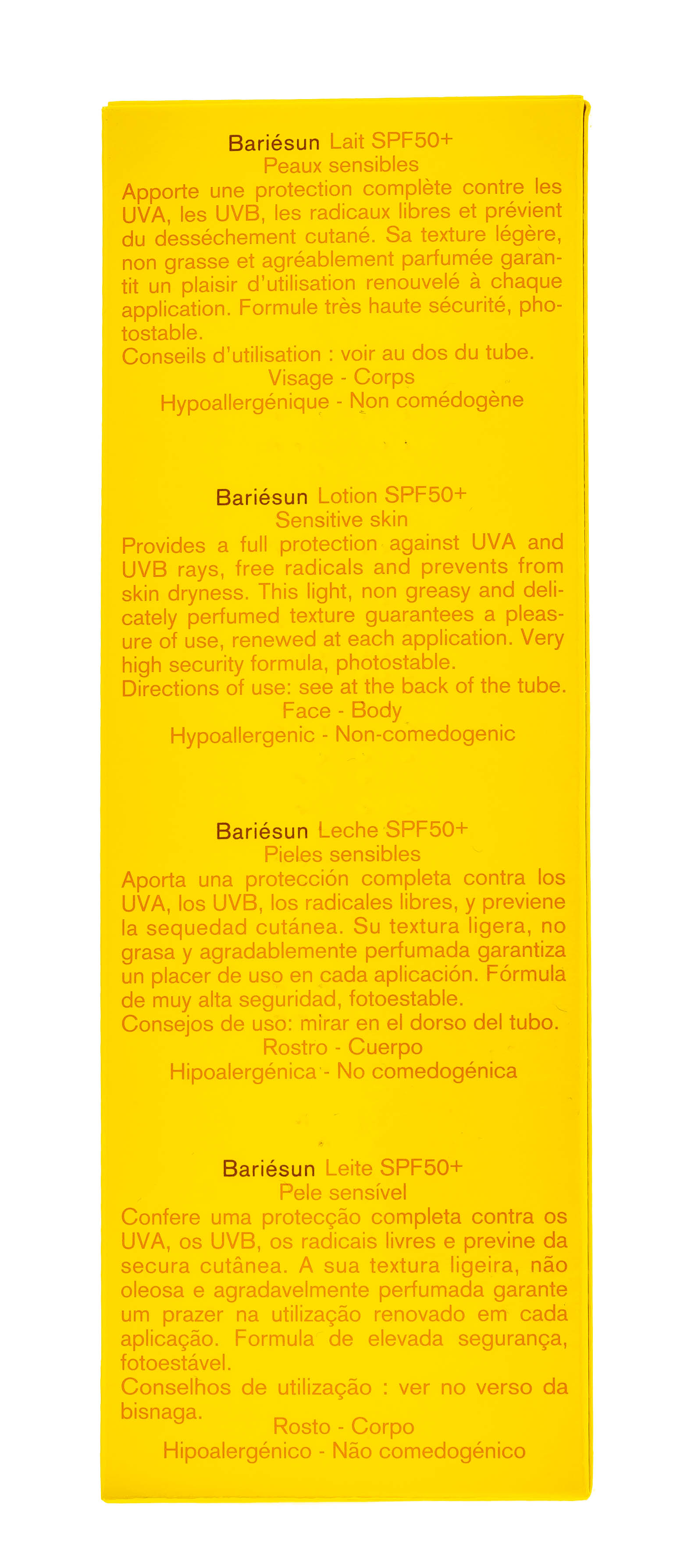 Урьяж Солнцезащитное молочко для лица и тела SPF50+ Барьесан 100 мл (Uriage, Bariesun) фото 1