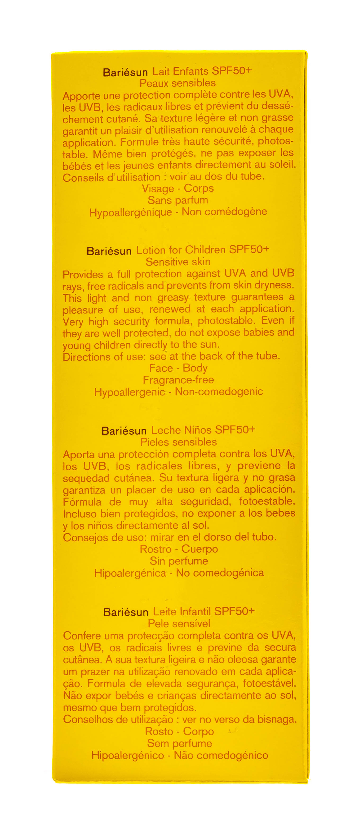 Урьяж Солнцезащитное молочко для детей SPF50+ Барьесан 100 мл (Uriage, Bariesun) фото 2