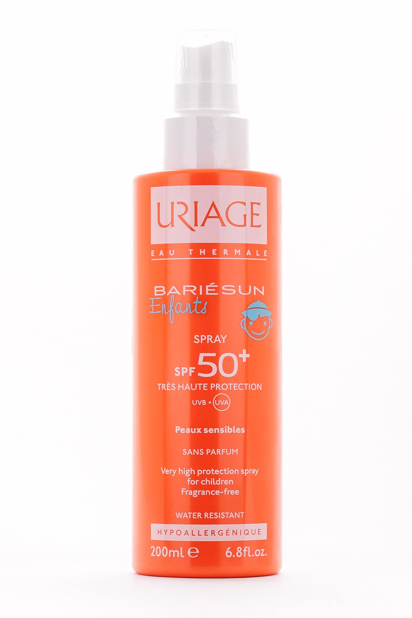 Урьяж Солнцезащитный спрей для детей SPF50+ Барьесан 200 мл (Uriage, Bariesun) фото 0