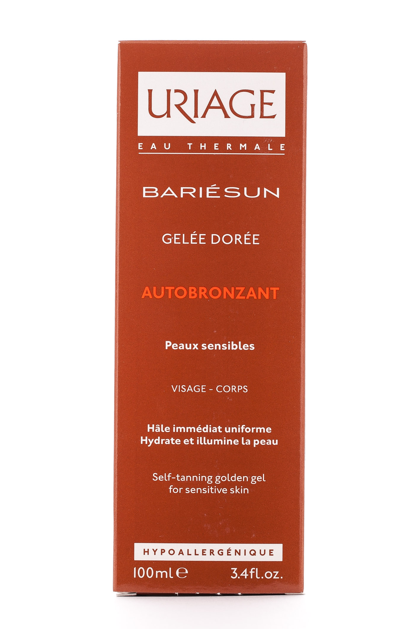 Урьяж Желе-автобронзат для чувстви­тельной кожи лица и тела 100мл (Uriage, Bariesun) фото 3