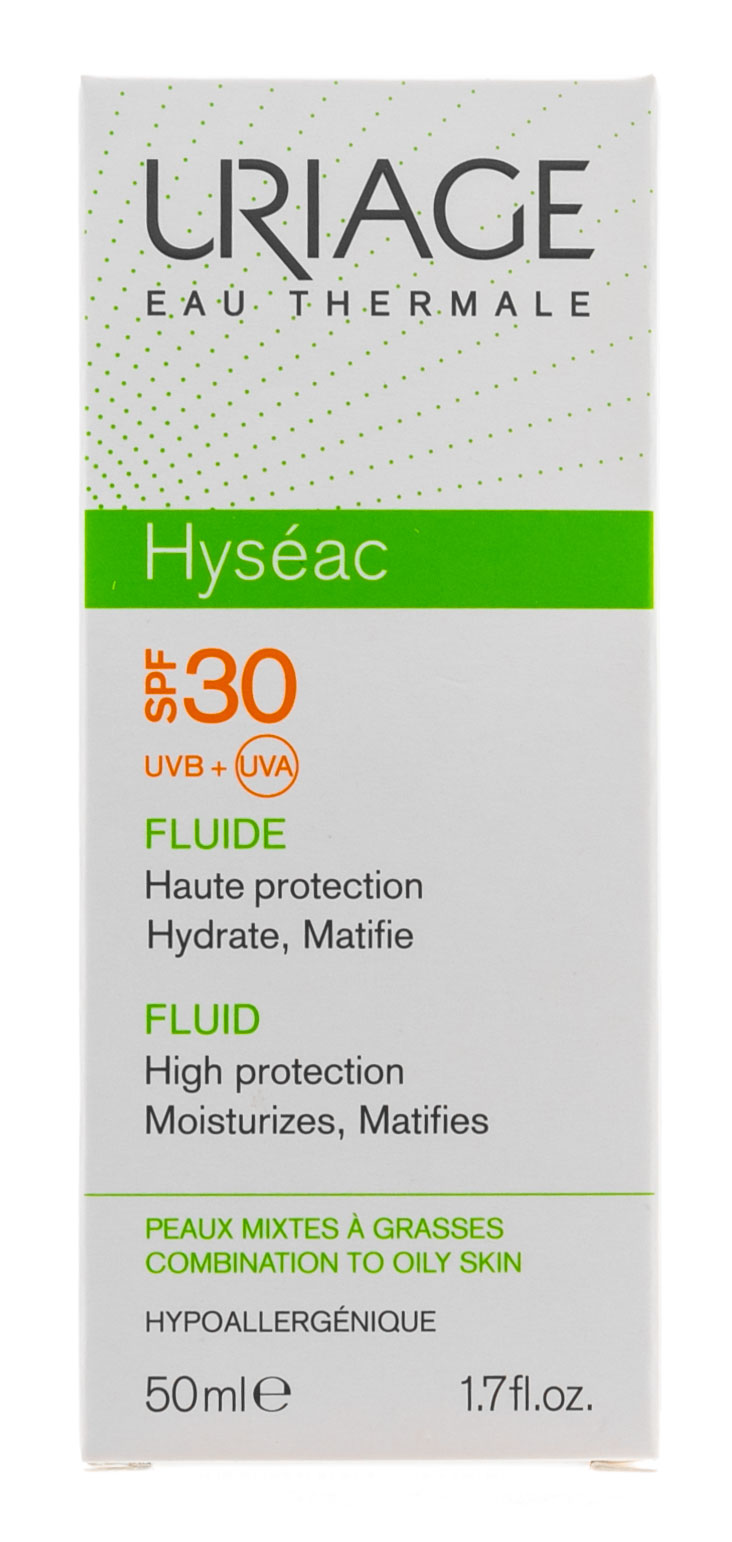 Урьяж Солнцезащитная эмульсия SPF 30 Исеак, 50 мл (Uriage, Hyseac) фото 2