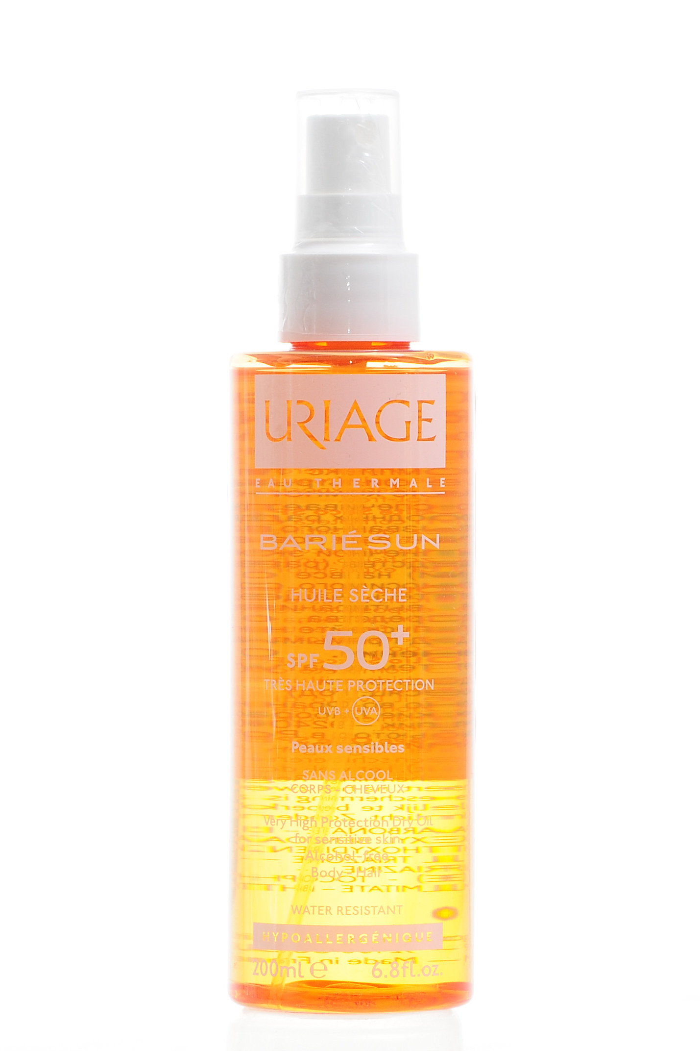 Урьяж Сухое масло-Спрей SPF 50 Барьесан 200 мл (Uriage, Bariesun) фото 2