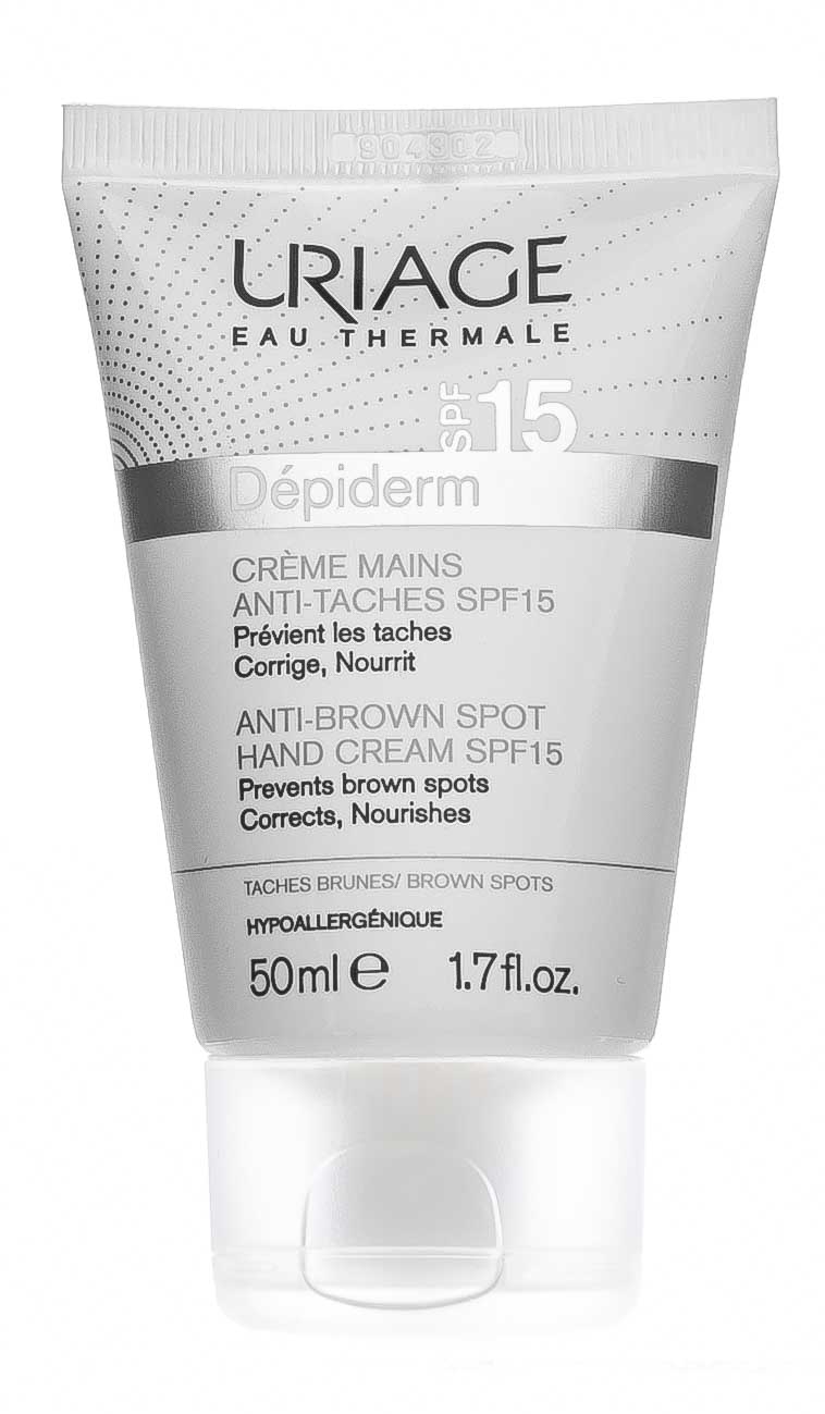 Урьяж Крем для рук с SPF 15, 50 мл (Uriage, Depiderm) фото 1
