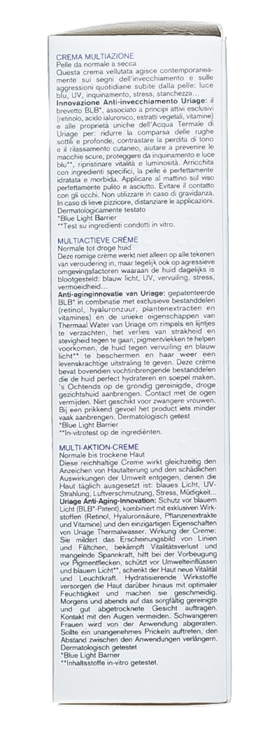 Урьяж Многофункциональный дневной крем, 40 мл (Uriage, Age Protect) фото 3