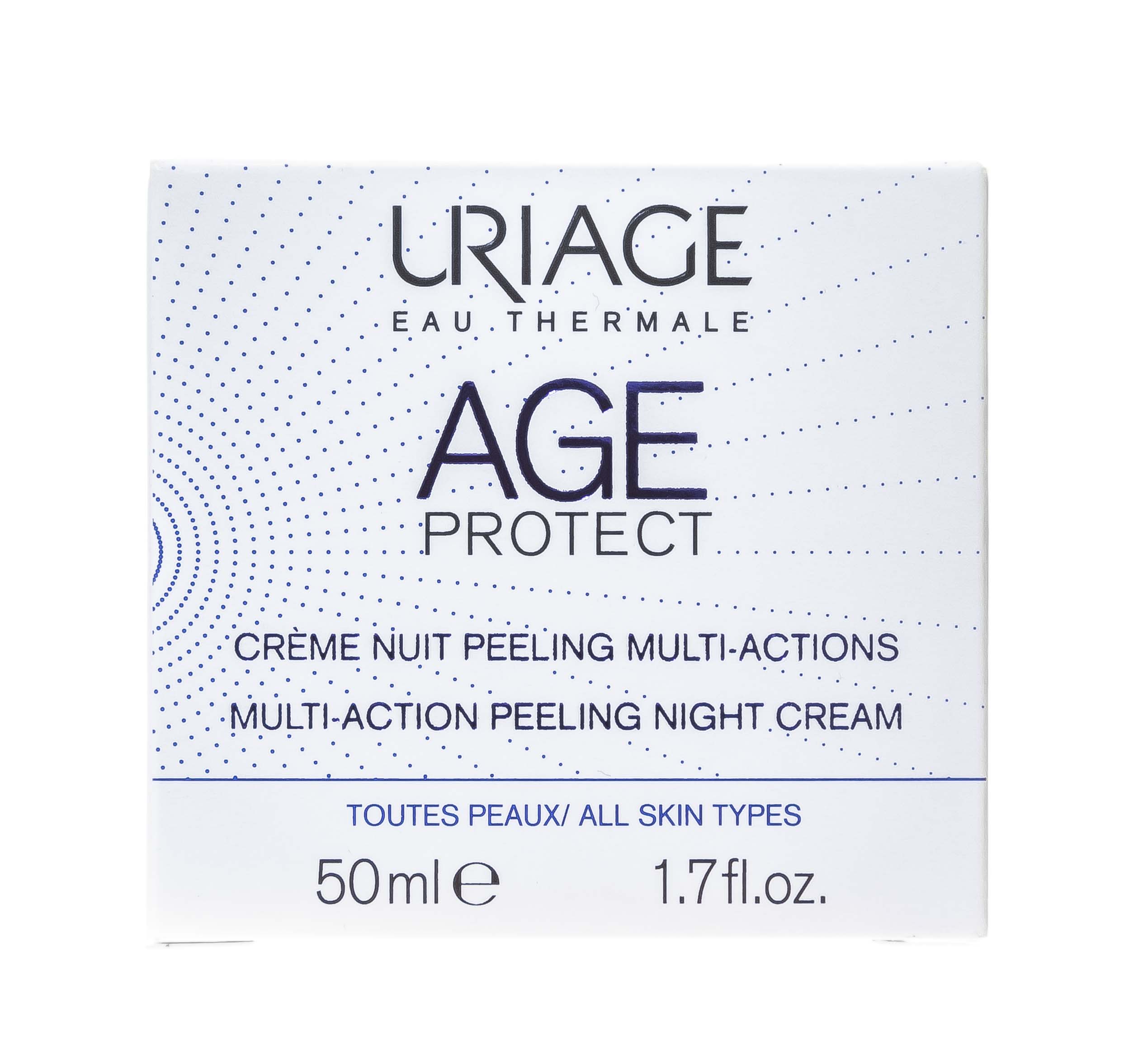 Урьяж Многофункциональный ночной крем-пилинг, 50 мл (Uriage, Age Protect) фото 1