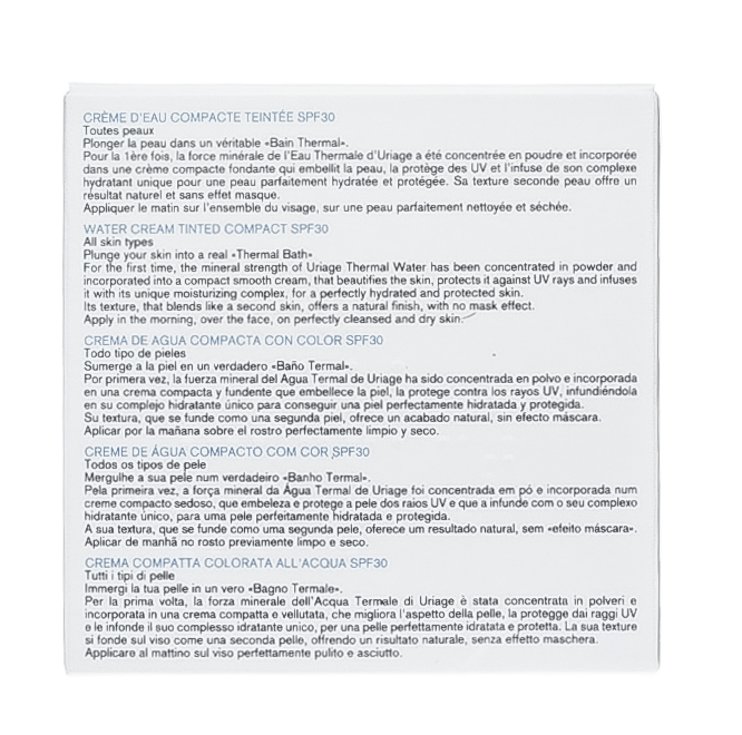 Урьяж О'Термаль Компактная крем-пудра SPF 30, 10 гр (Uriage, Eau thermale) фото 7
