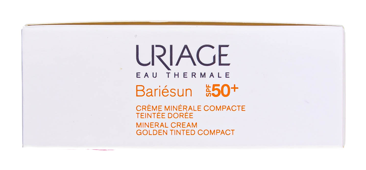 Урьяж Барьесан Минеральная тональная крем-пудра SPF50+ Золотистый, 10 гр (Uriage, Bariesun) фото 7