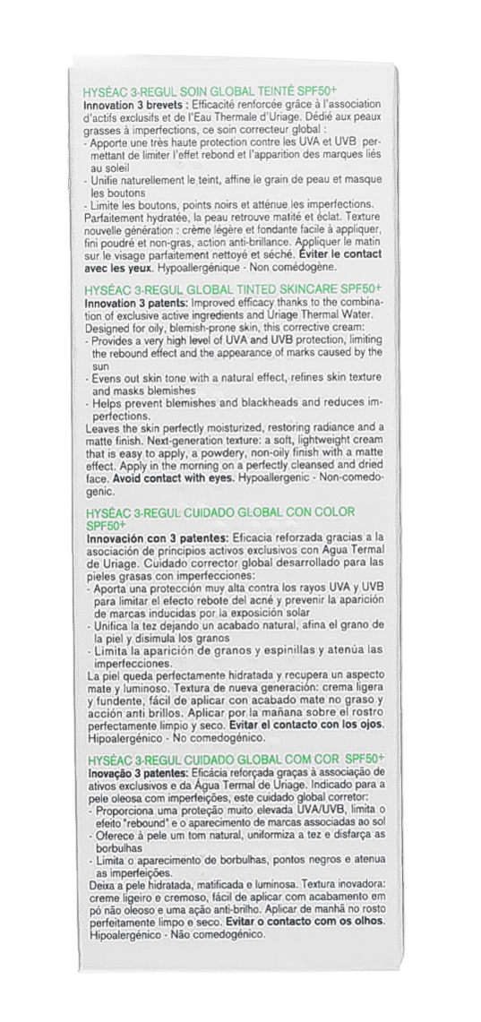 Урьяж Исеак 3-Regul Универсальный тональный уход SPF 50, 40 мл (Uriage, Hyseac) фото 4