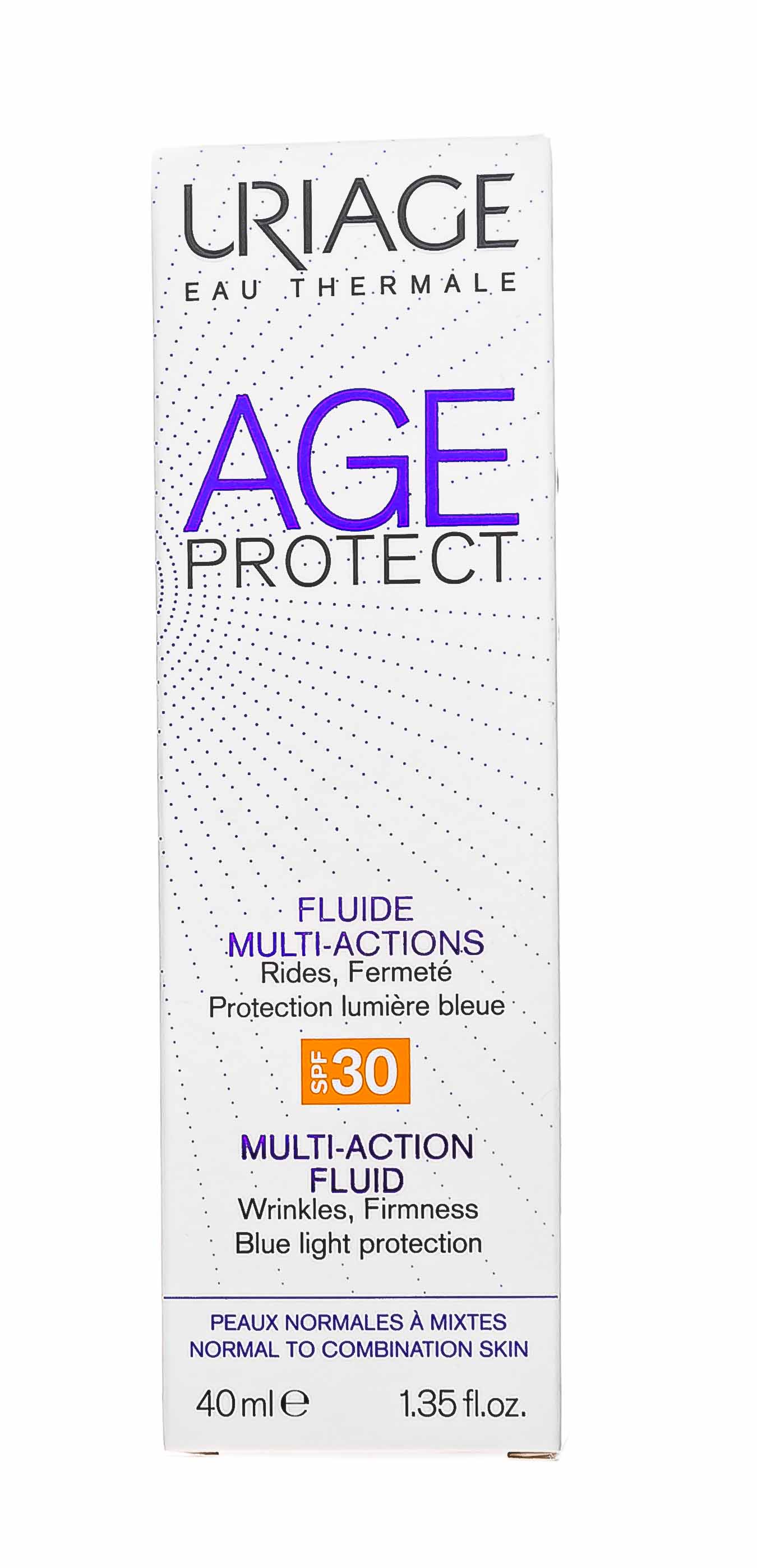 Урьяж Эйдж Протект Многофункциональная дневная эмульсия SPF30, 40 мл (Uriage, Age Protect) фото 1