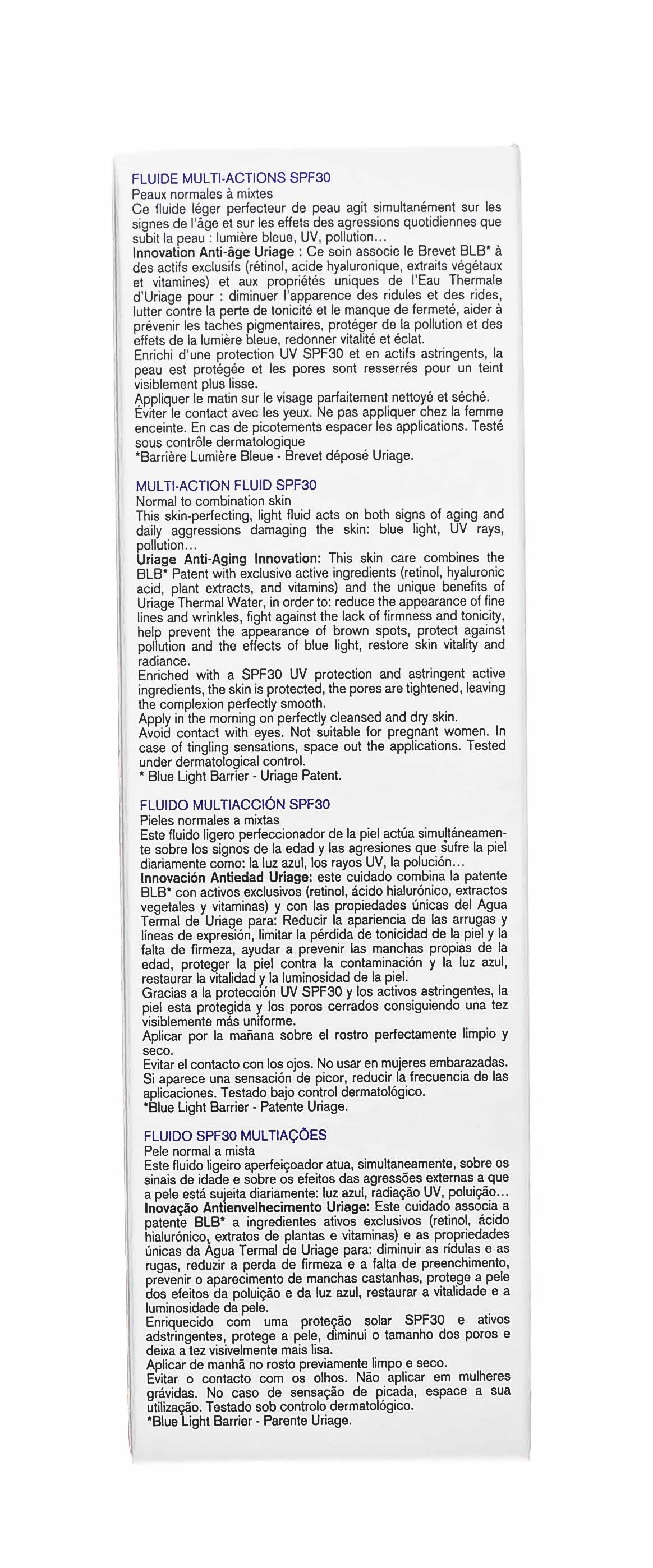 Урьяж Эйдж Протект Многофункциональная дневная эмульсия SPF30, 40 мл (Uriage, Age Protect) фото 4