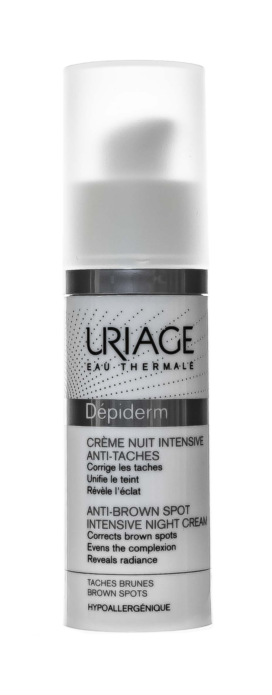 Урьяж Интенсивный ночной крем против пигментных пятен, 30 мл (Uriage, Depiderm) Урьяж Интенсивный ночной крем против пигментных пятен, 30 мл (Uriage, Depiderm) фото 6