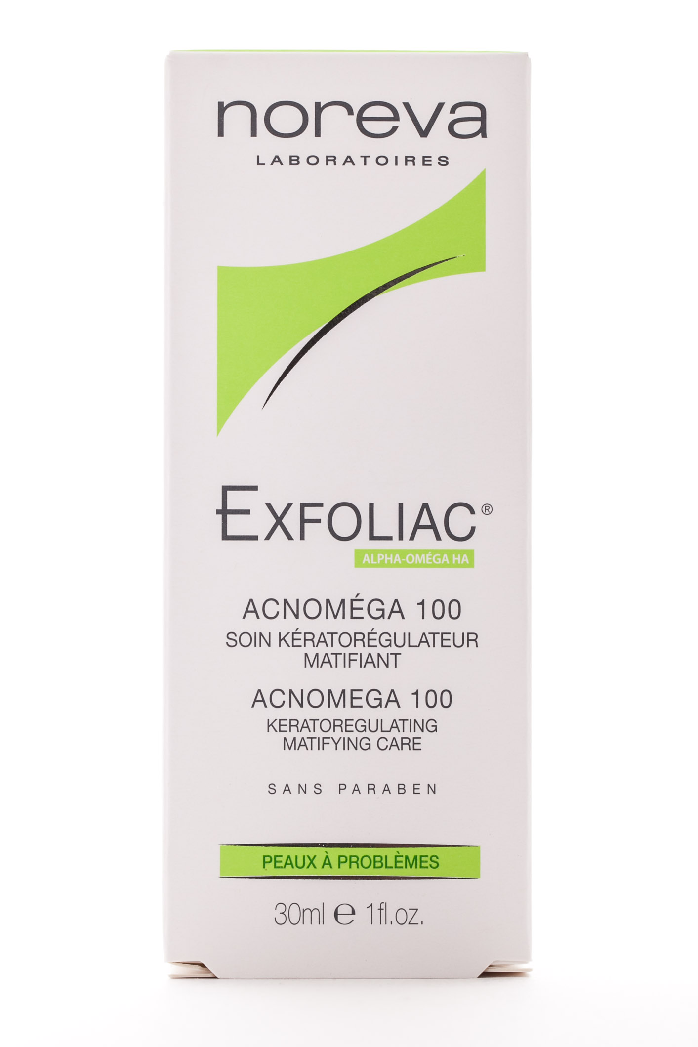 Норева Эксфолиак  Акномега 100- крем для жирной, комбинированной юношеской кожи с акне в легкой форме 30 мл (Noreva, Exfoliac) фото 2