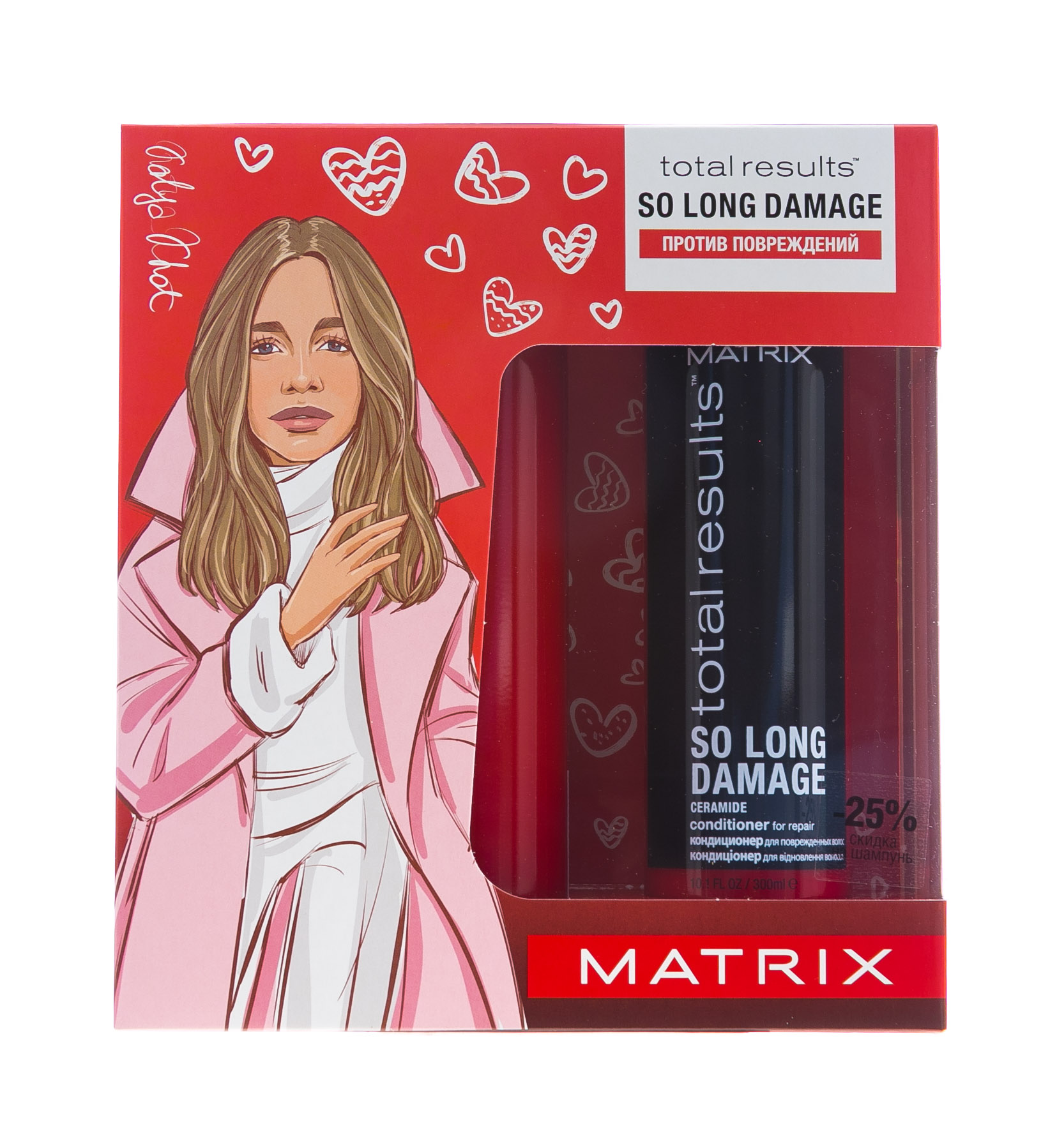 Матрикс Набор Total results So Long Шампунь с керамидами 300 мл + Кондиционер с керамидами 300 мл (Matrix, So Long Damage) фото 2