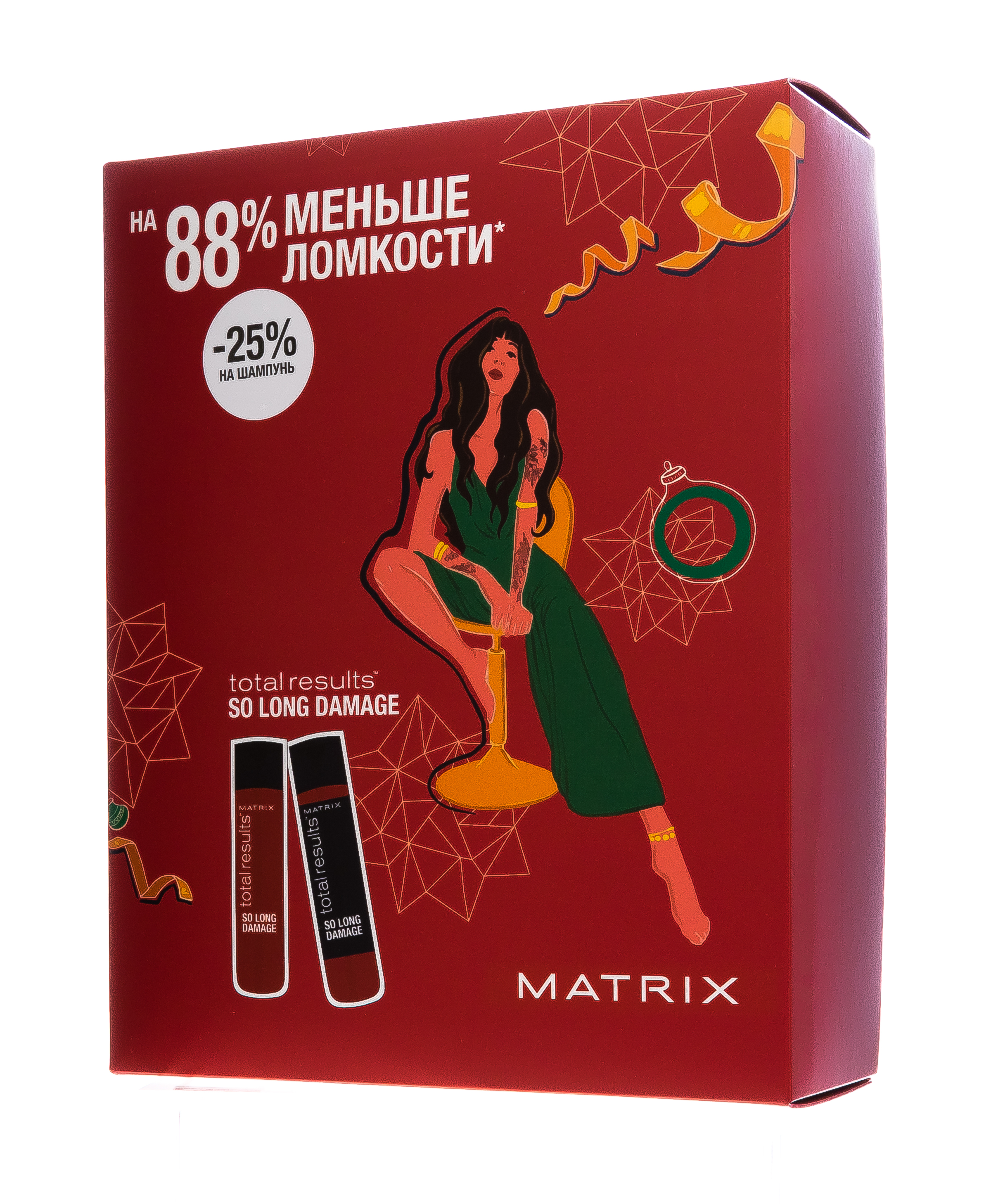 Матрикс Подарочный Набор So Long Damage Шампунь с керамидами, 300 мл + Кондиционер с керамидами, 300 мл (Matrix, So Long Damage) фото 2