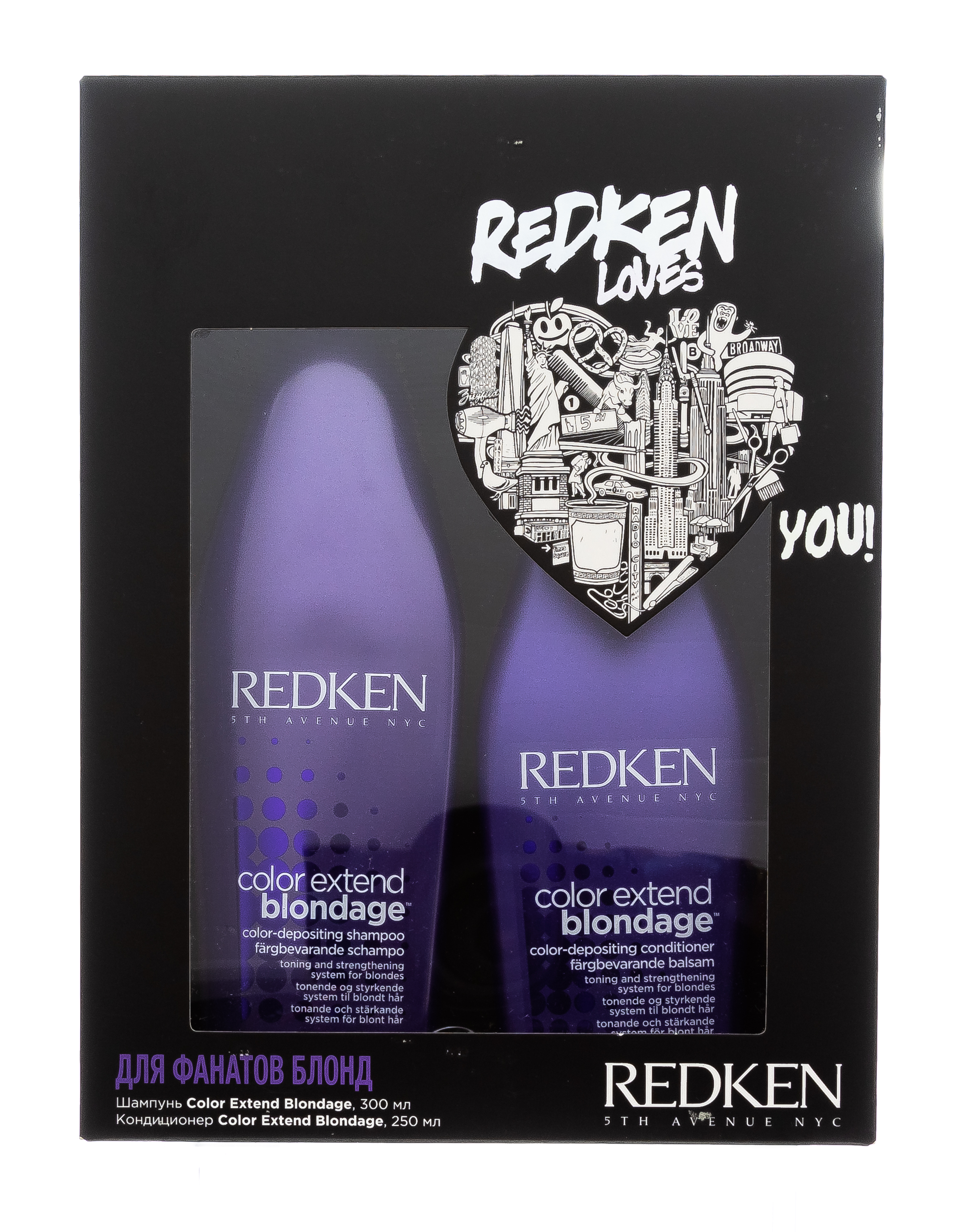 Редкен Набор Колор Экстенд Блондаж (шампунь 300 мл + кондиционер 250 мл) (Redken, Уход за волосами) фото 1