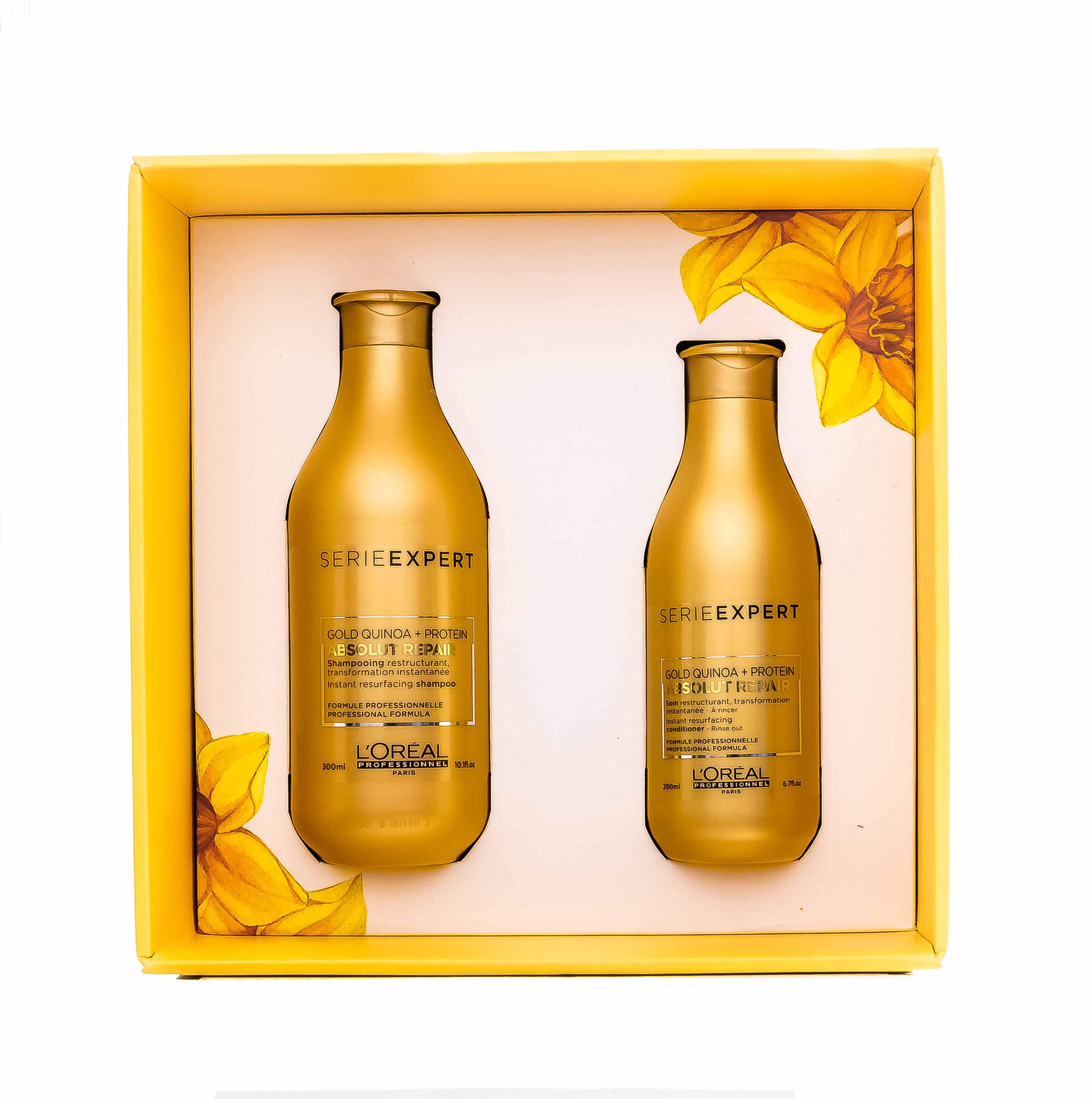 Лореаль Профессионель Весенний Набор Абсолют: Абсолют Репер Голд Киноа + Протеин Шампунь, 300 мл + Абсолют Репер Голд Киноа + Протеин Смываемый Уход, 200 мл (L'oreal Professionnel, Serie Expert) фото 9