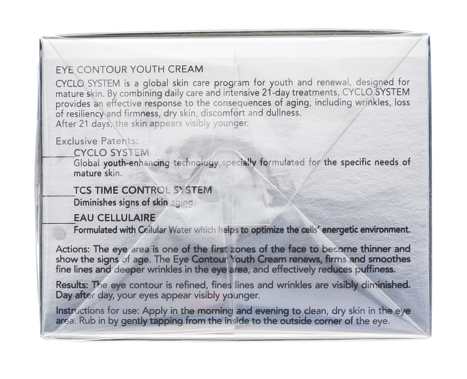 Институт Эстедерм Крем Женес для контура глаз 15 мл (Institut Esthederm, Cyclo System) фото 6