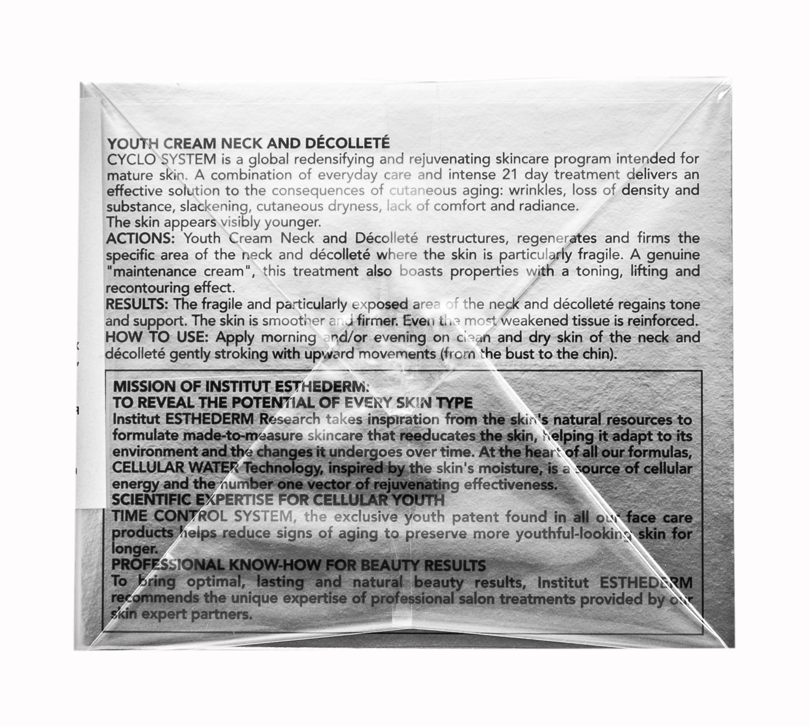 Институт Эстедерм Омолаживающий крем для шеи и декольте 