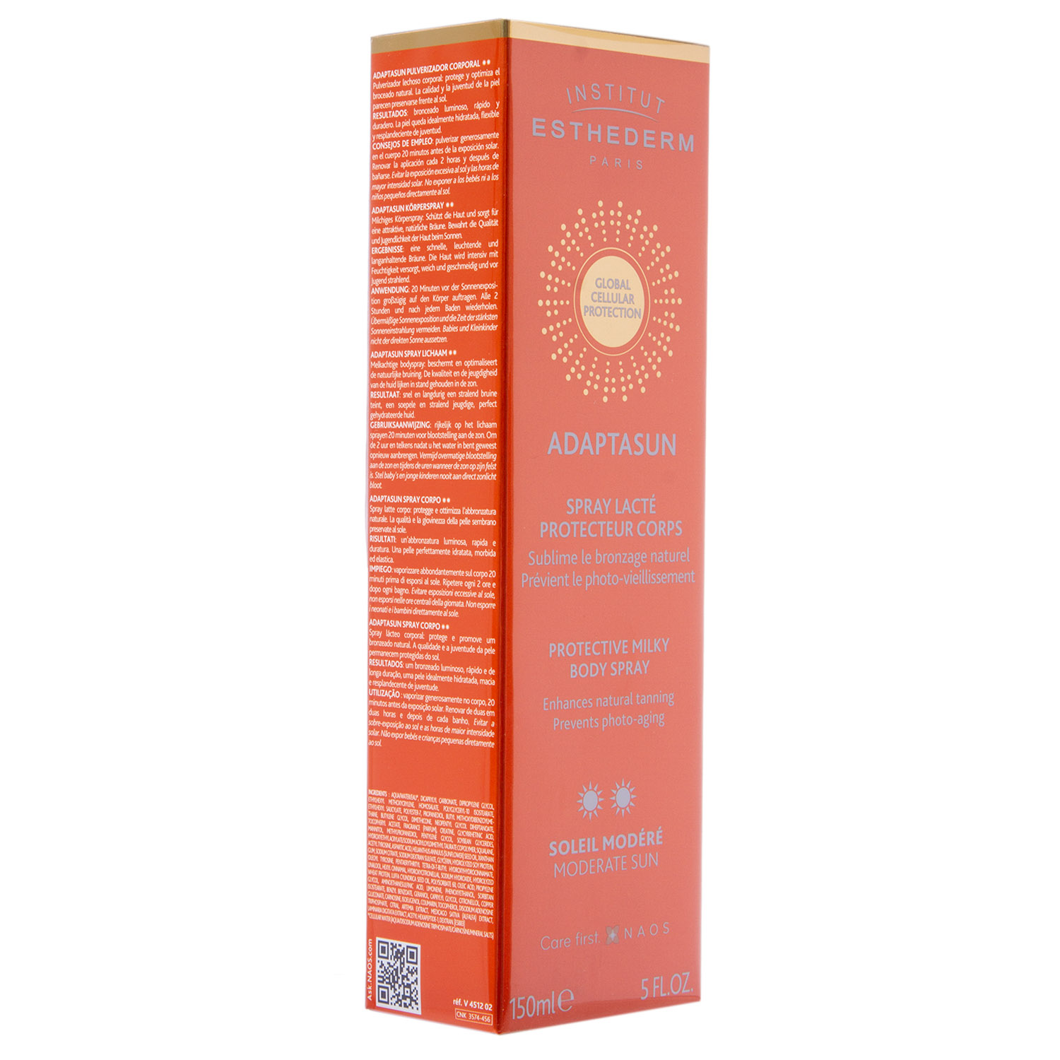 Институт Эстедерм Спрей-молочко со средней степенью защиты Adaptasun Protective Milky Body Spray, 150 мл (Institut Esthederm, Sun Care) фото 1