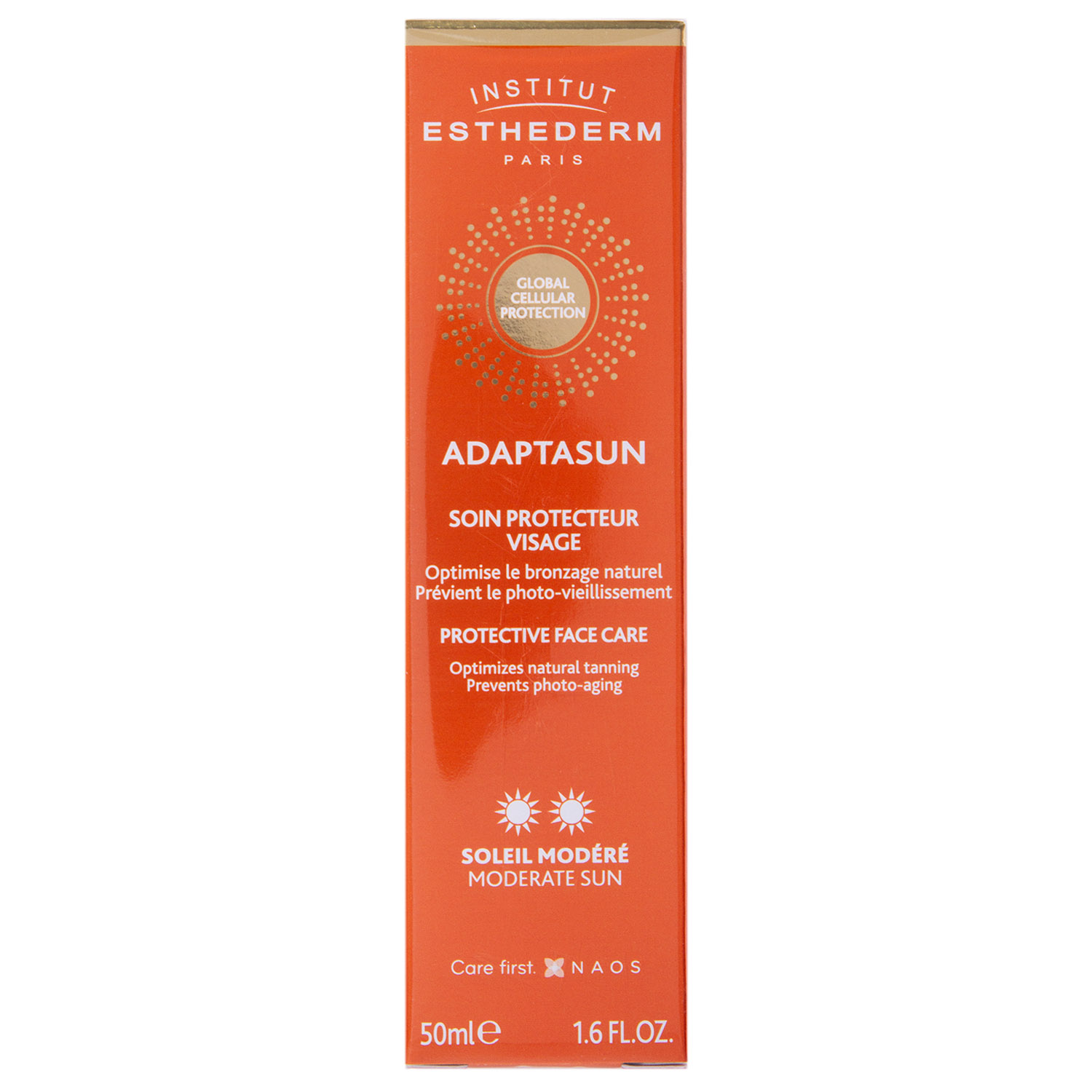 Институт Эстедерм Крем для лица при умеренном солнце Adaptasun, 50 мл (Institut Esthederm, Sun Care) фото 3