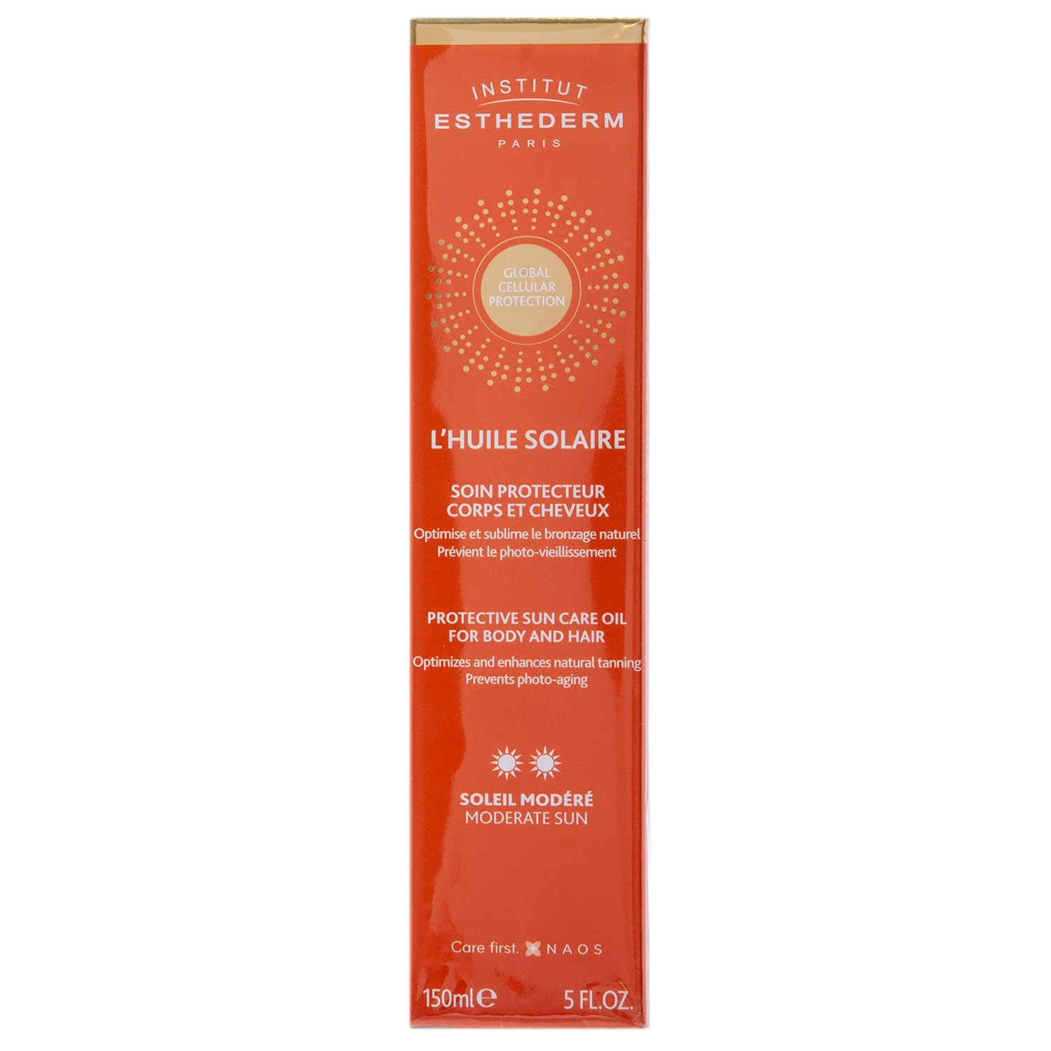 Институт Эстедерм Масло для тела и волос при умеренном солнце L'Huile Solaire, 150 мл (Institut Esthederm, Sun Care) Институт Эстедерм Масло для тела и волос при умеренном солнце L'Huile Solaire, 150 мл (Institut Esthederm, Sun Care) фото 2