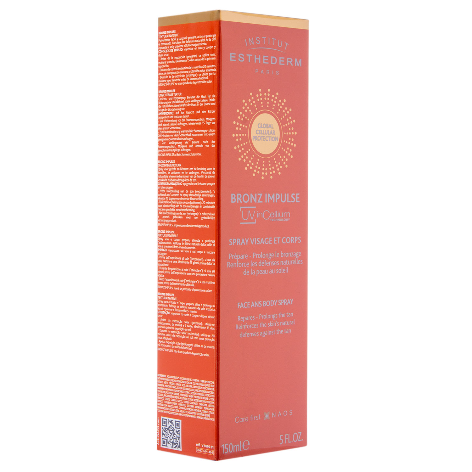 Институт Эстедерм Спрей для подготовки к загару кожи лица и тела Bronz Impulse, 150 мл (Institut Esthederm, Sun Care) фото 1