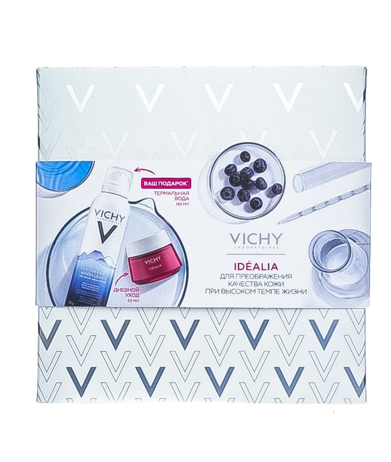 Виши Набор Идеалия Дневной крем-уход 50 мл + Термальная Вода Vichy 150 мл (Vichy, Idealia) фото 5