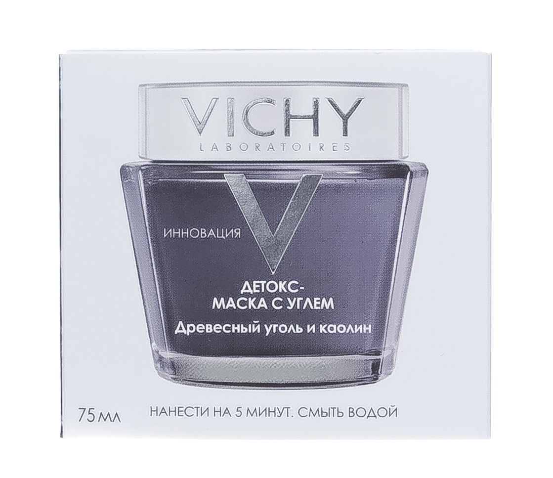 Виши Виши Детокс-маска с древесным углем 75 мл + Шпатель (Vichy, Masque) фото 2