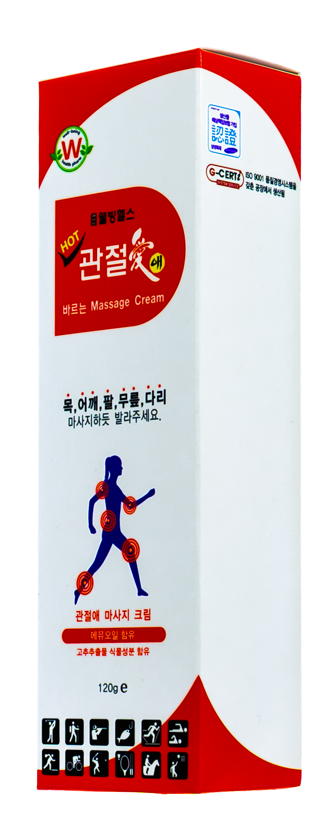 Велл Биинг Крем массажный для тела разогревающий для мышц и суставов 120гр (Well Being, Для тела) фото 1