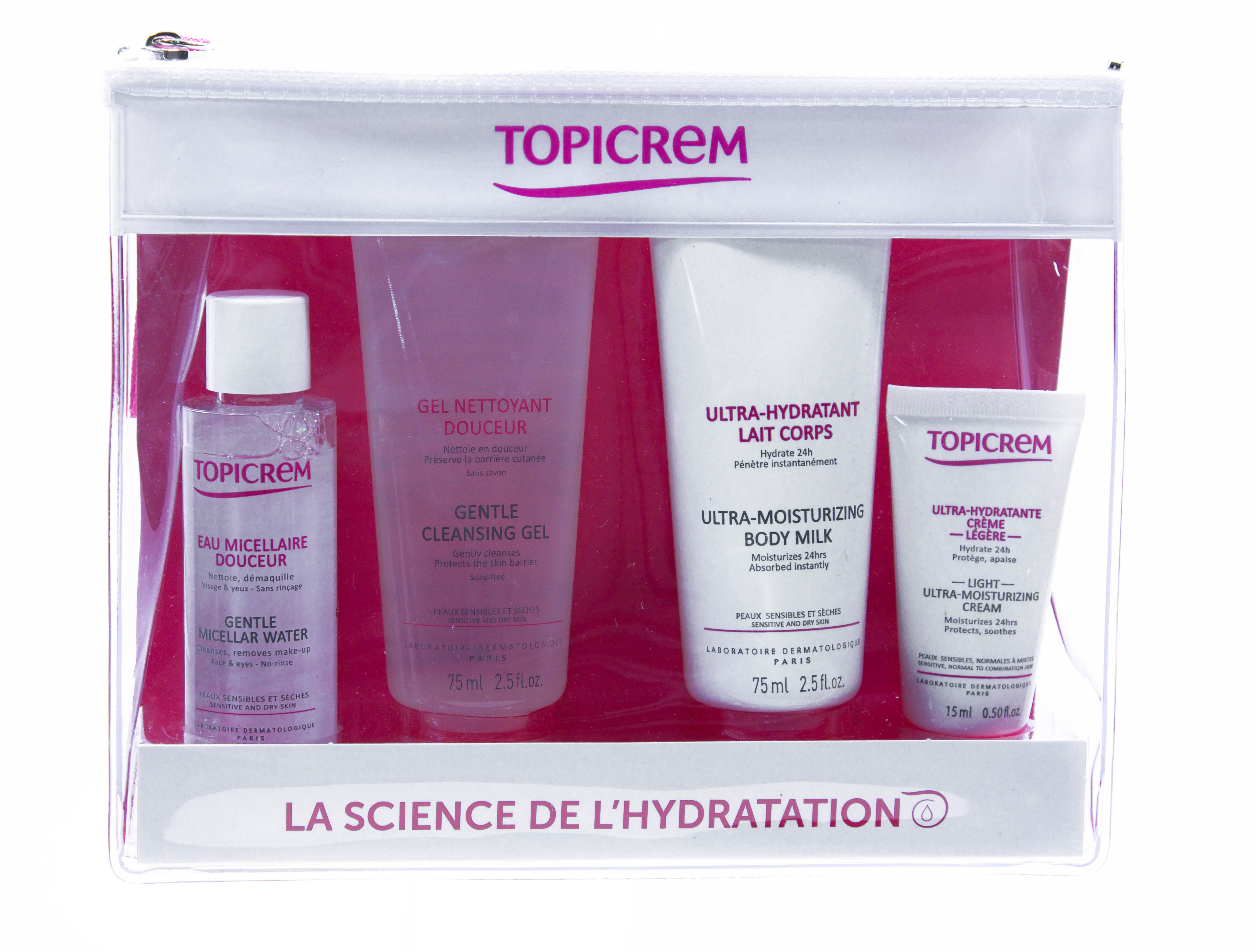 Топикрем Дорожный набор в косметичке (Topicrem, UM Face) фото 1