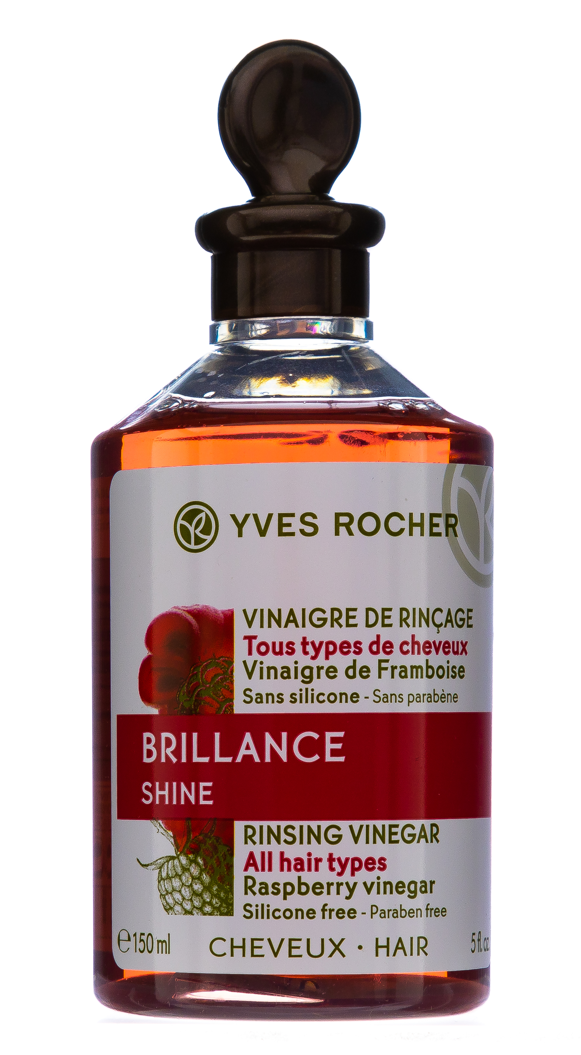 Ив Роше Малиновый Уксус-Ополаскиватель для Блеска 150 мл (Yves Rocher, Для волос) фото 1