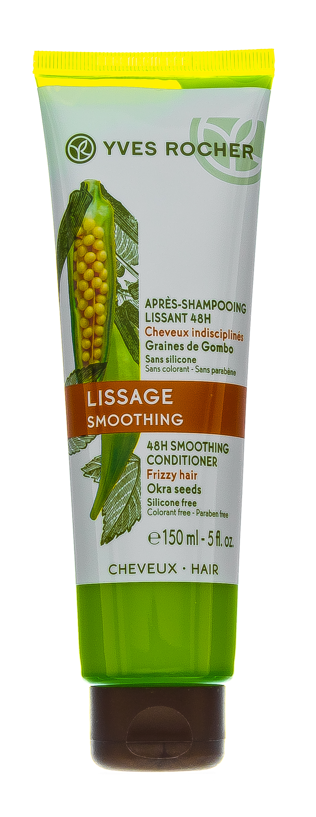 Ив Роше Бальзам-Ополаскиватель для Идеально Прямых Волос с Экстрактом Семян Бамии 150 мл (Yves Rocher, Для волос) фото 1