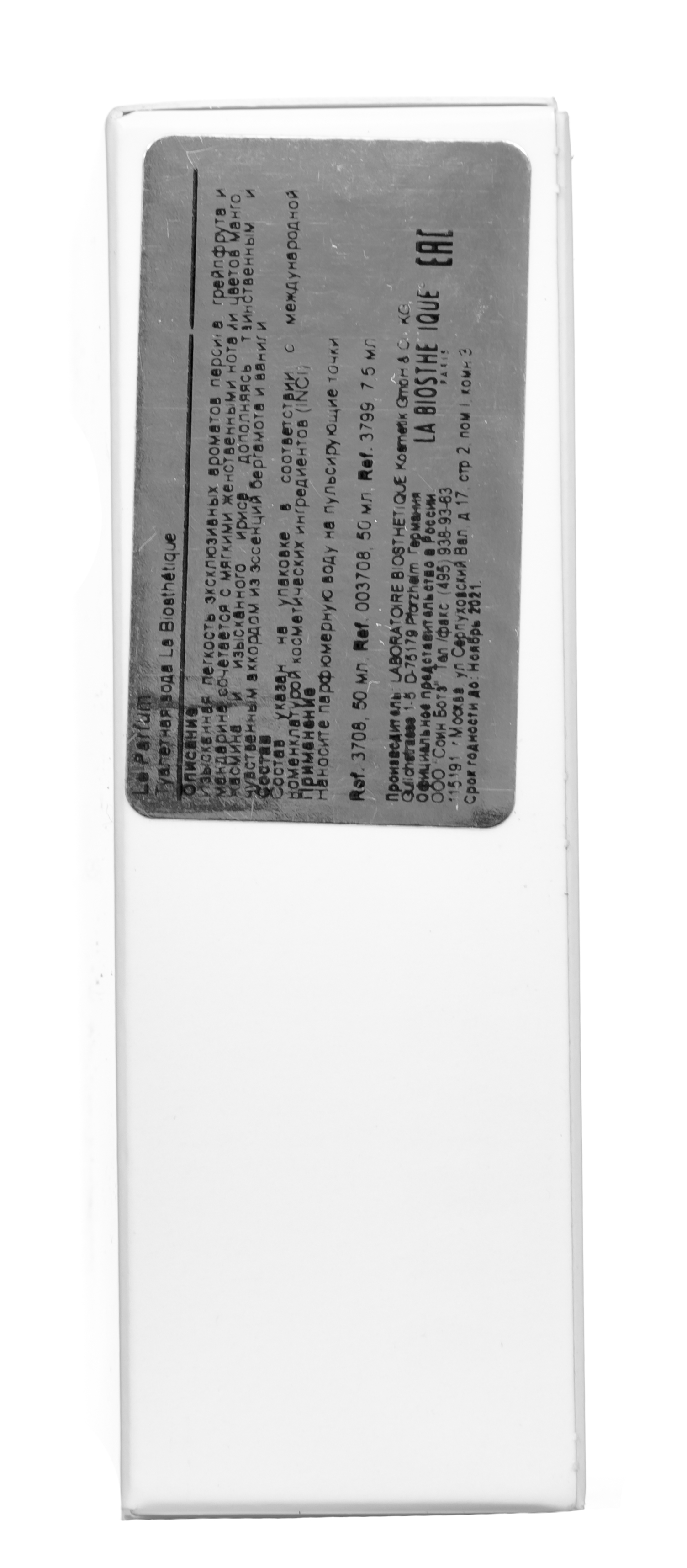 Ля Биостетик Туалетная вода 50 мл (La Biosthetique, ) фото 3