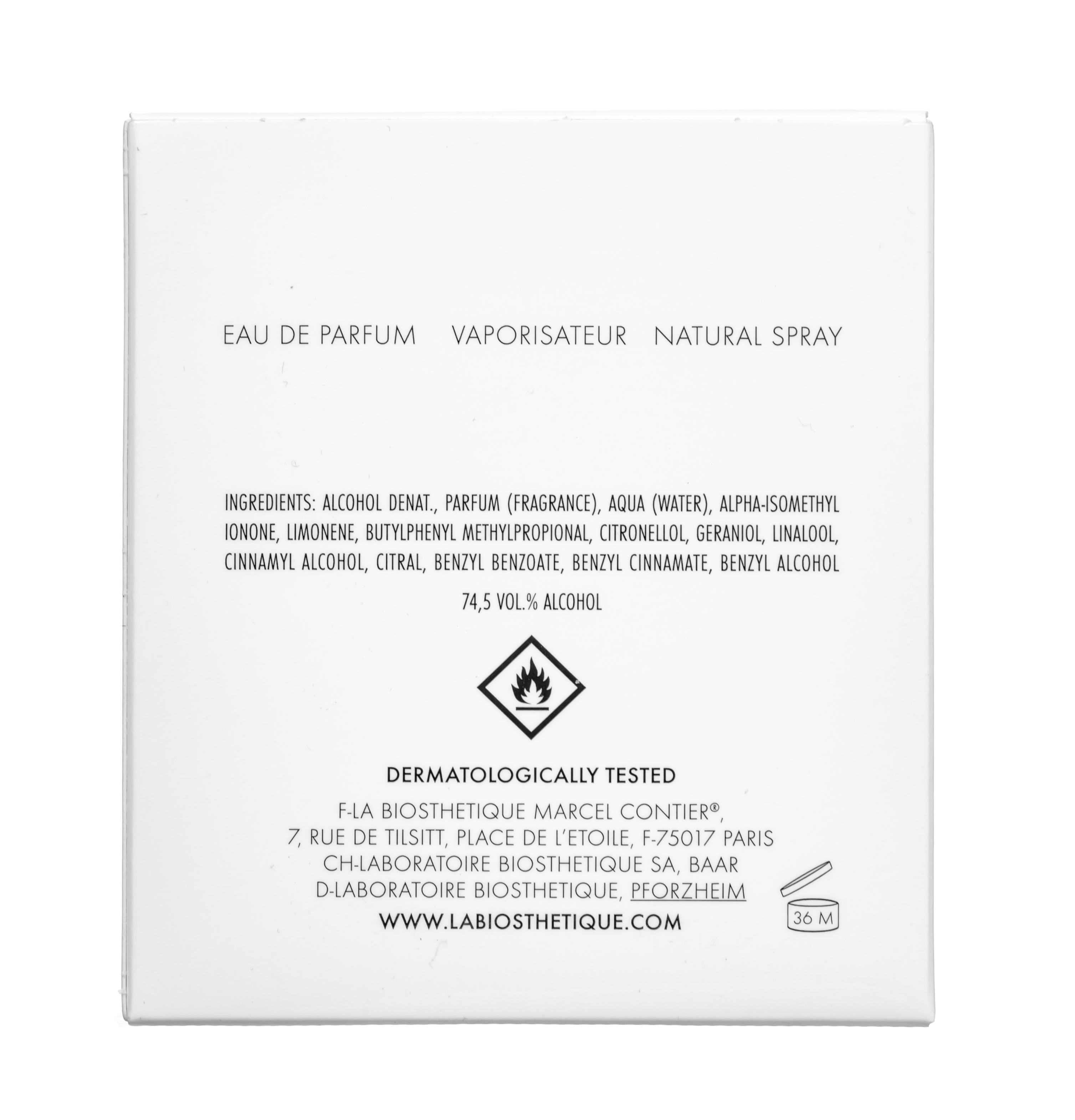 Ля Биостетик Туалетная вода 50 мл (La Biosthetique, ) фото 4