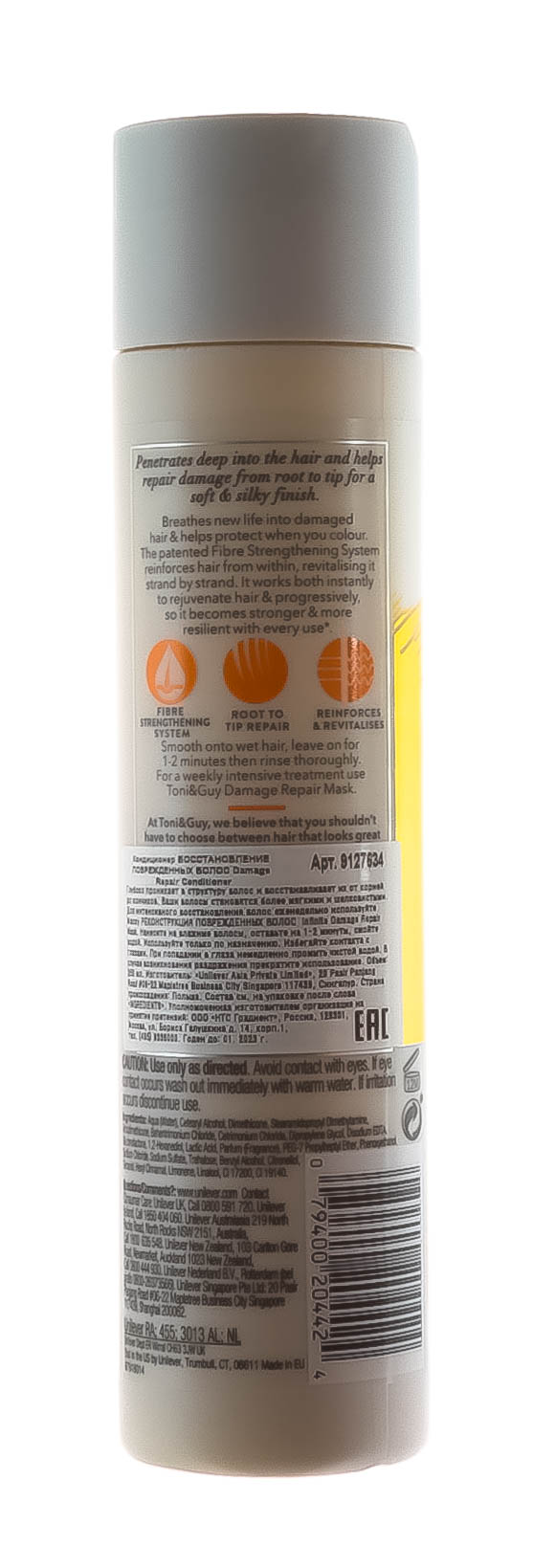 Тони энд Гай Кондиционер Восстановление поврежденных волос Damage Repair Conditioner, 250 мл (Toni&Guy, Восстановление волос) фото 2