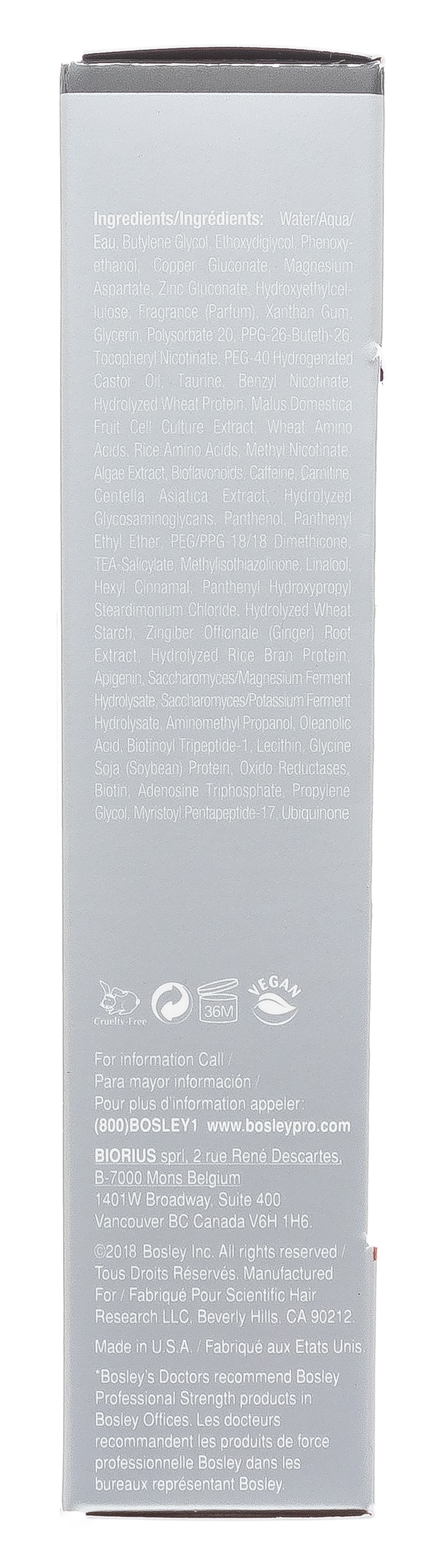 Босли МД Биостимулятор фолликул волос 30 мл (Bosley MD, Терапия кожи головы) фото 4