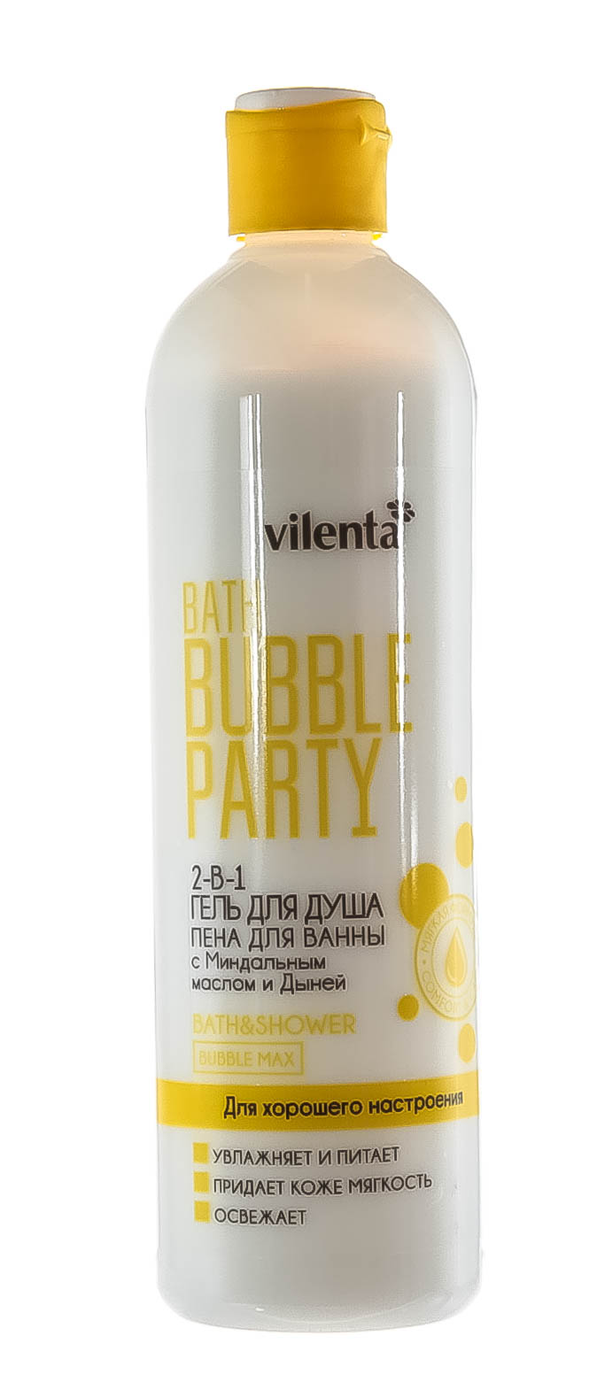 Вилента Гель для душа-пена для ванны 2-в-1  