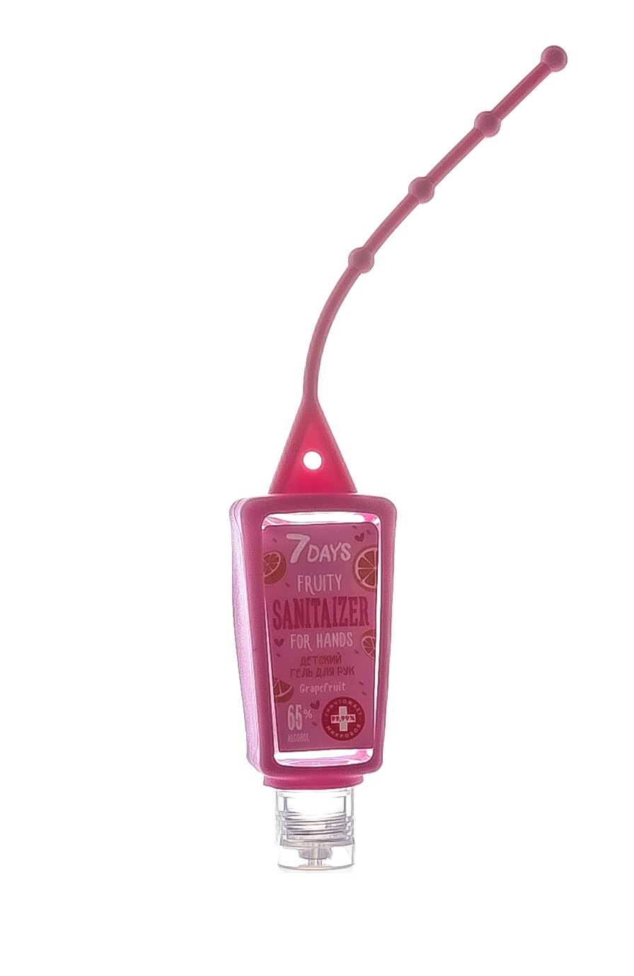  Детский косметический гель для рук Grapefruit 30 мл (7 Days, FRUITY SANITAIZER) фото 1
