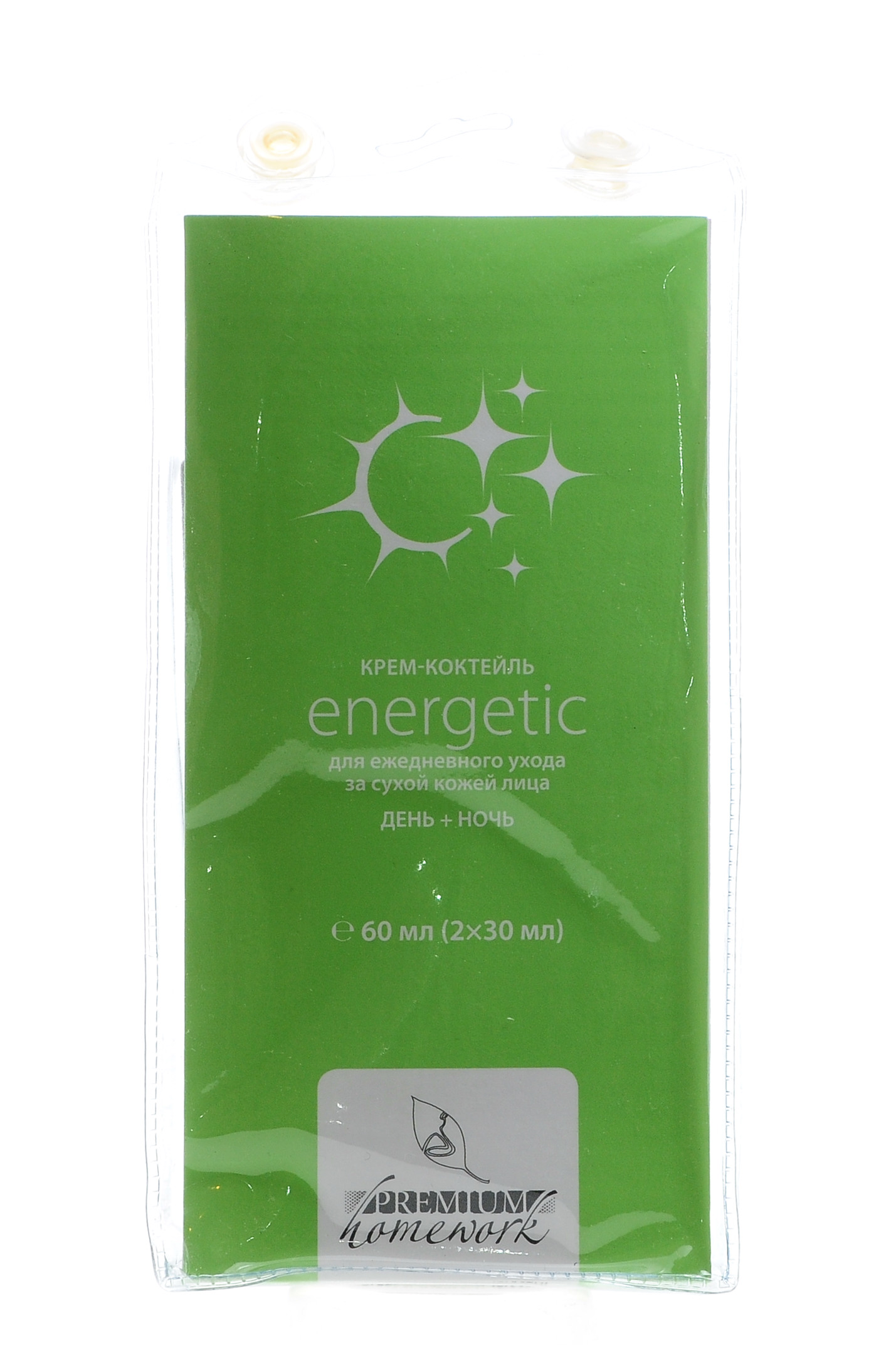 Премиум Крем-коктейль Energetic, 2x30 мл (Premium, Home Work) фото 1